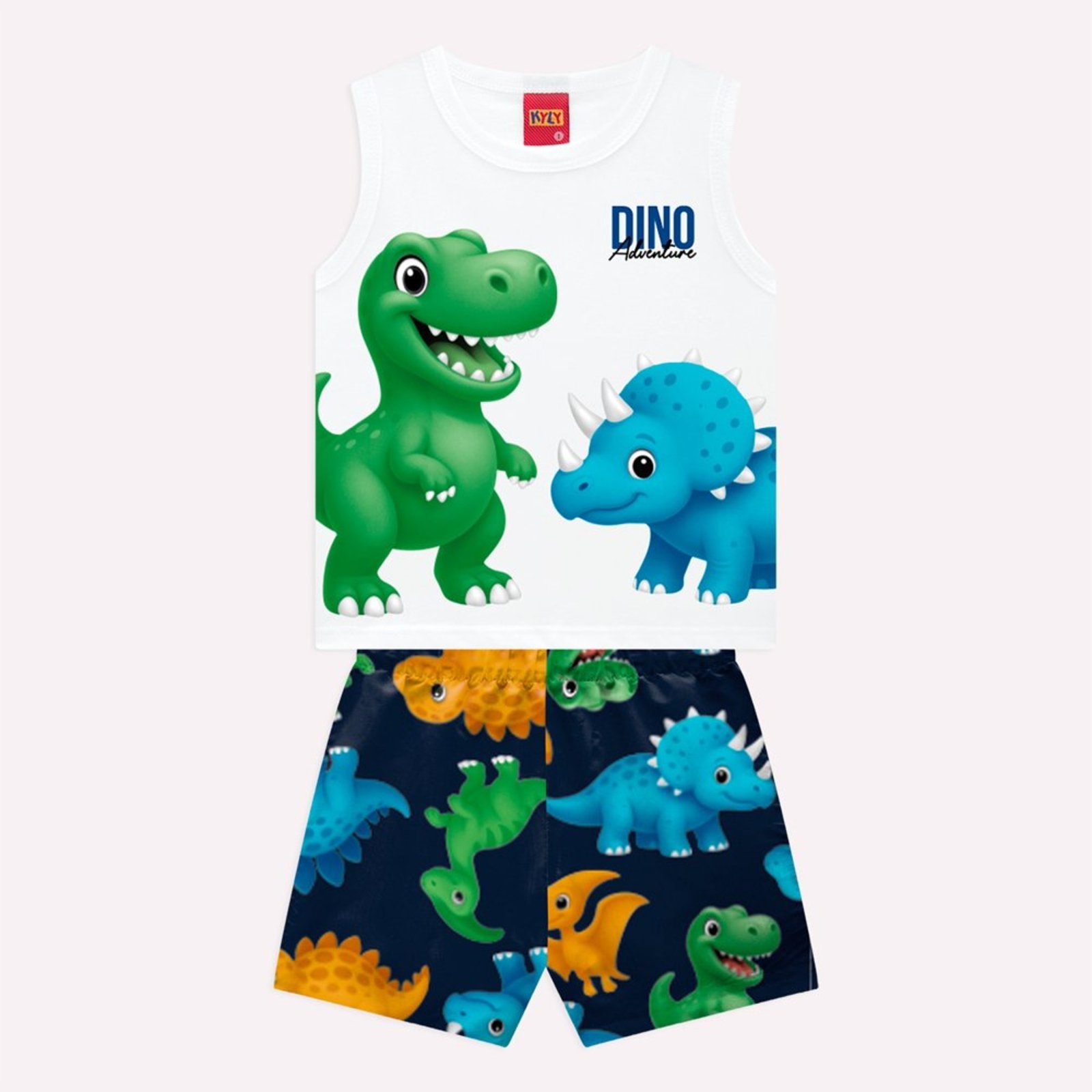 Infantil - Conjunto Menino Dinossauros Kyly