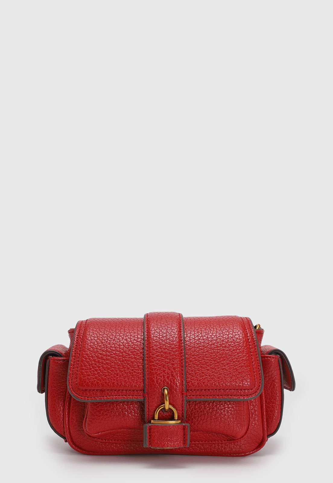 Bolsa Feminina Santa Lolla Média Texturizada Vermelha