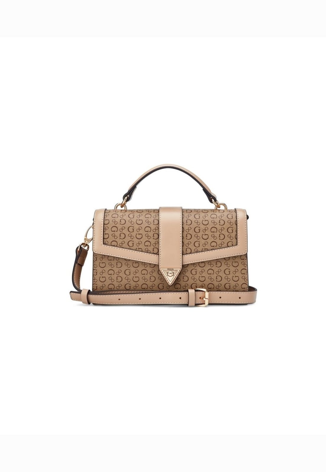 Bolsa Rosetta Top Handle Guess Caramelo