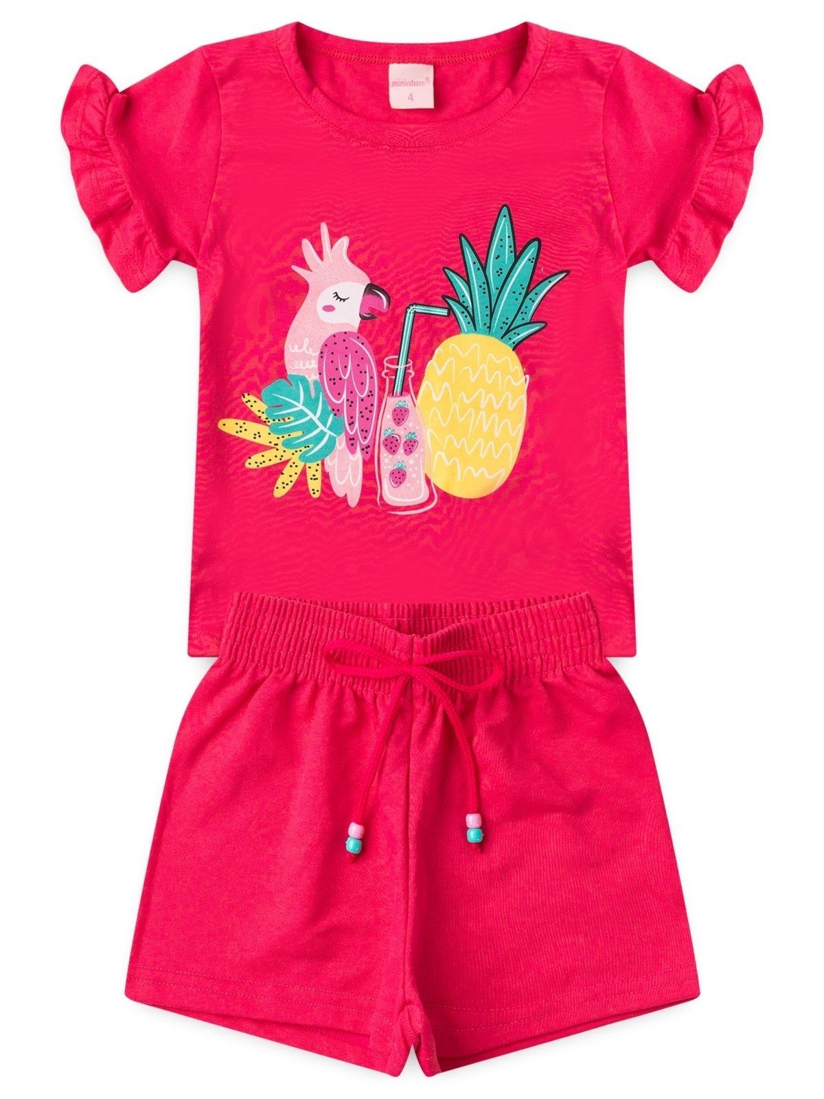 Vista 2 Infantil - Conjunto Platinum Suco Do Verão PLATINUM KIDS rosa PLATINUM KIDS rosa