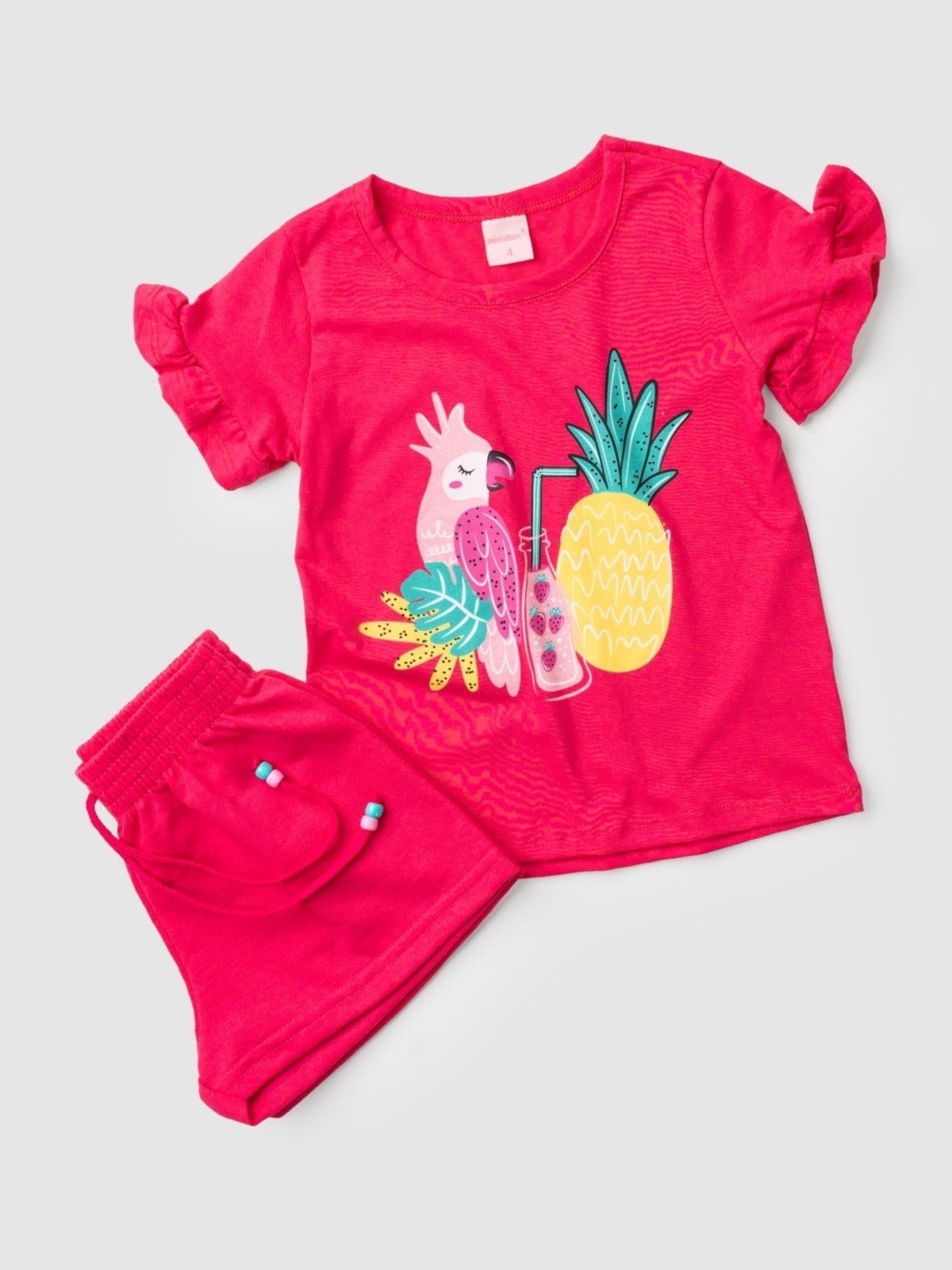 Vista 3 Infantil - Conjunto Platinum Suco Do Verão PLATINUM KIDS rosa PLATINUM KIDS rosa