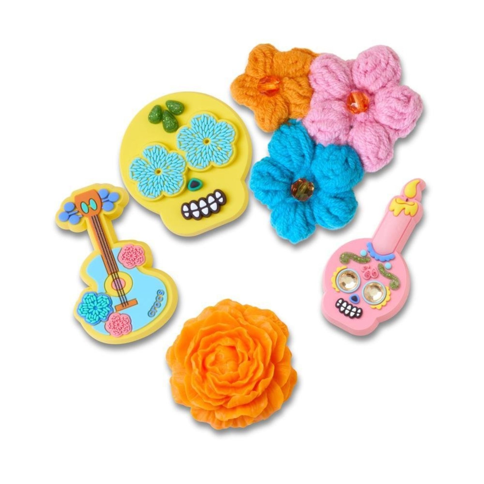 Infantil - Jibbitz™ Dia de Los Muertos Pack Com 5 Peças UNICA Unico