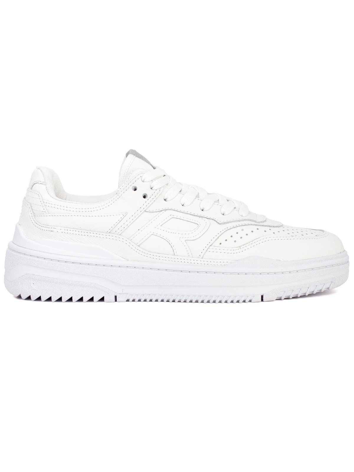 Tênis Masculino Reserva Go R-Broox Sneaker Casual Couro Branco 18 All White