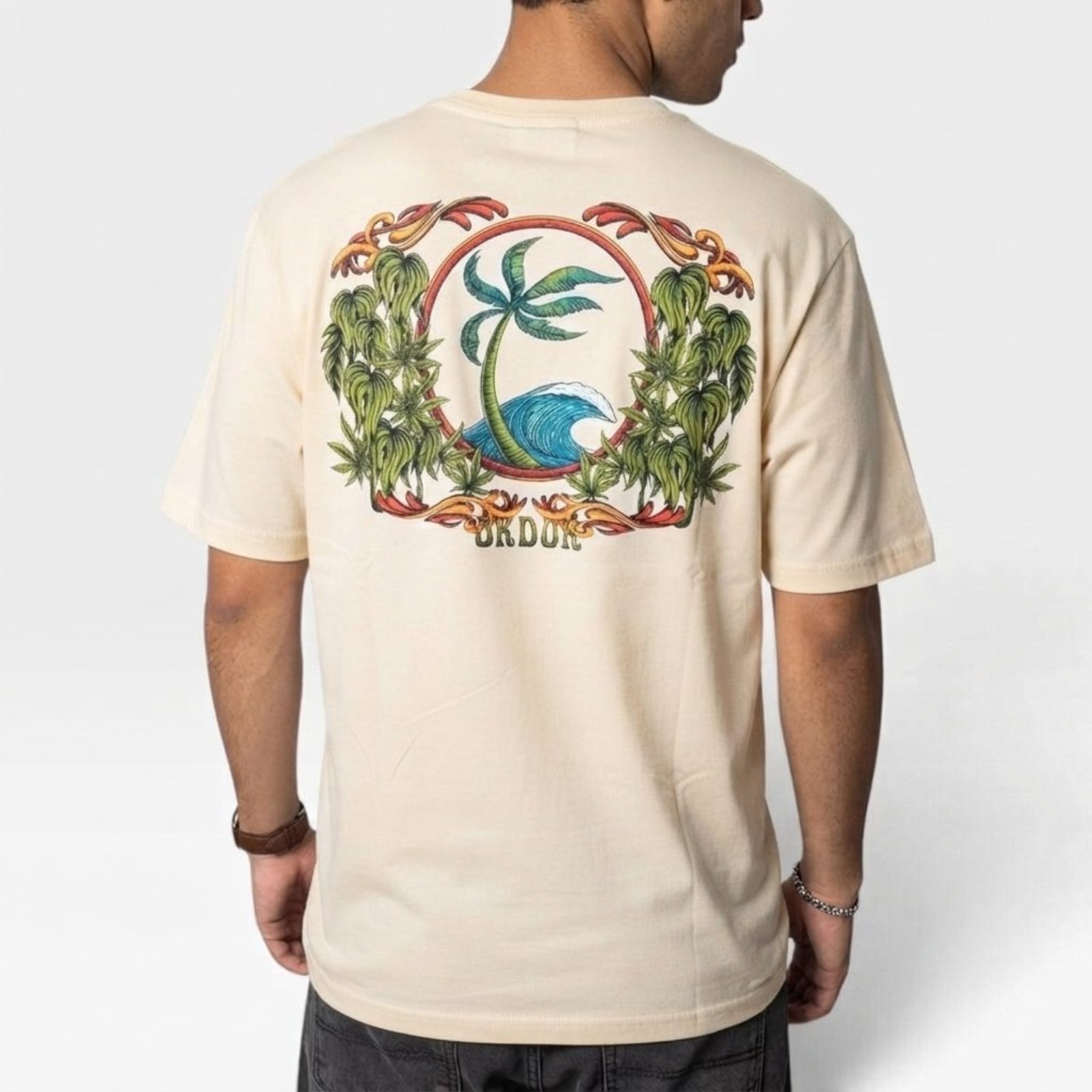 Camiseta Classic Island Soul - Okdok - Creme