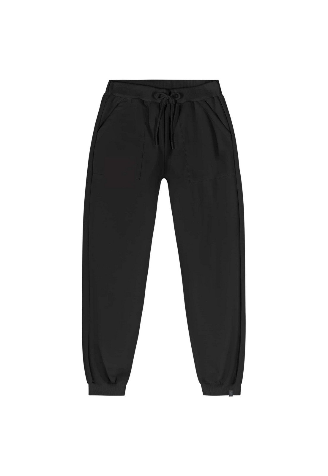 Infantil – Calça Básica Juvenil em Moletom Gloss Preto