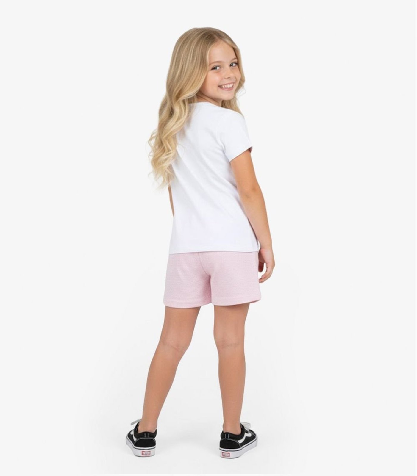 Vista 3 Infantil - Conjunto Curto Verão Menina Select bege Select bege
