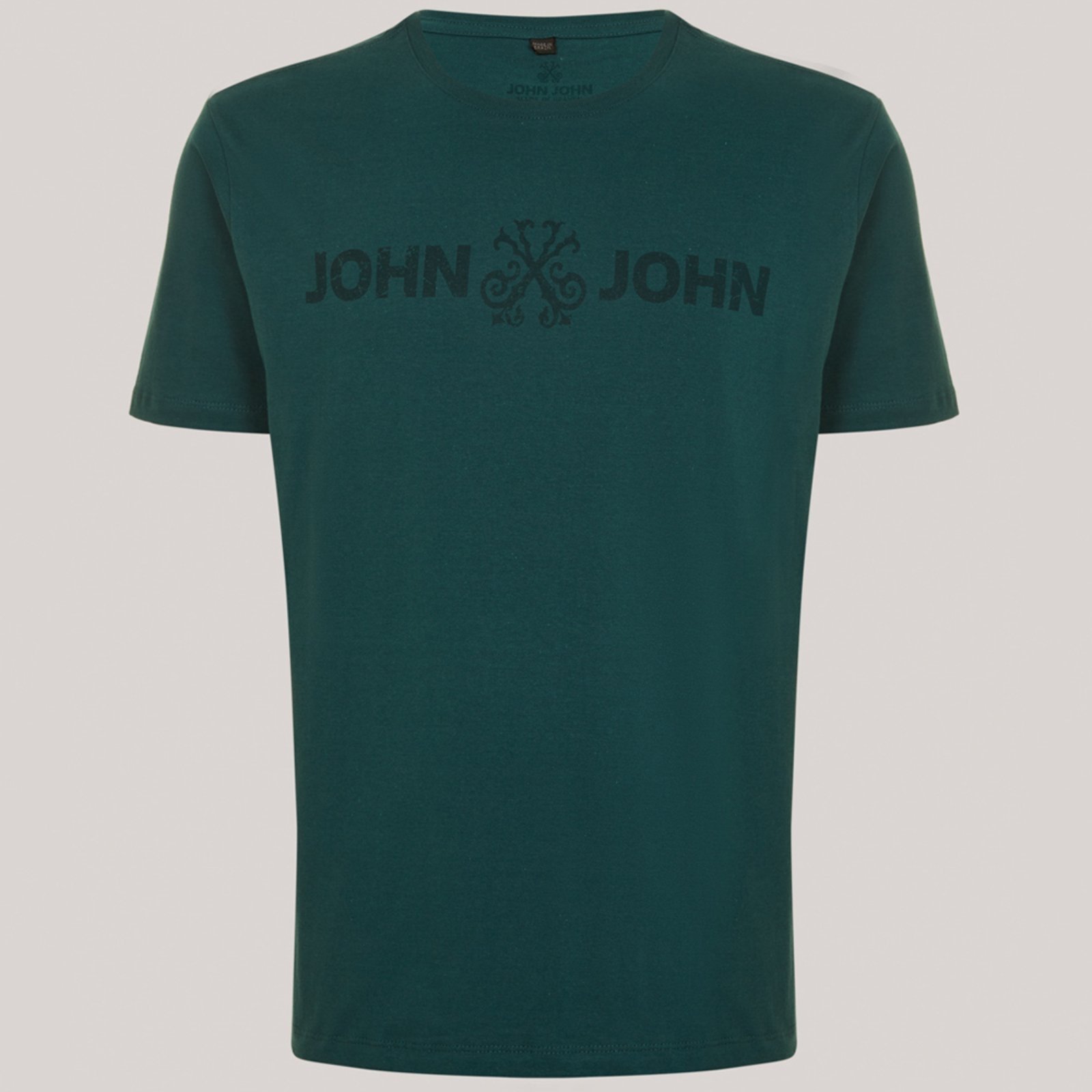 Camiseta John John Regular Basic In25 Verde Masculino