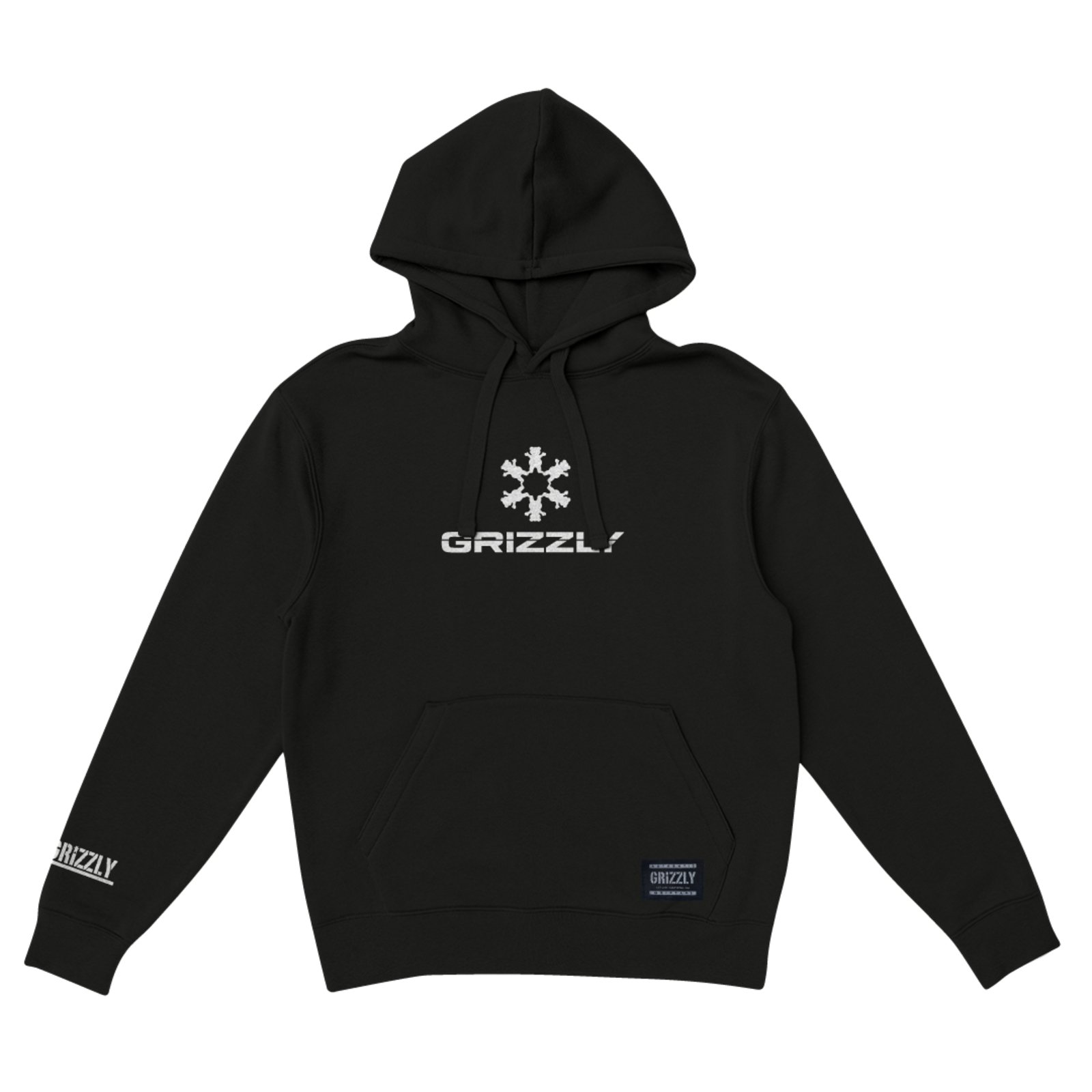 Moletom Grizzly Outdoor Division Drift Hoodie - BLACK