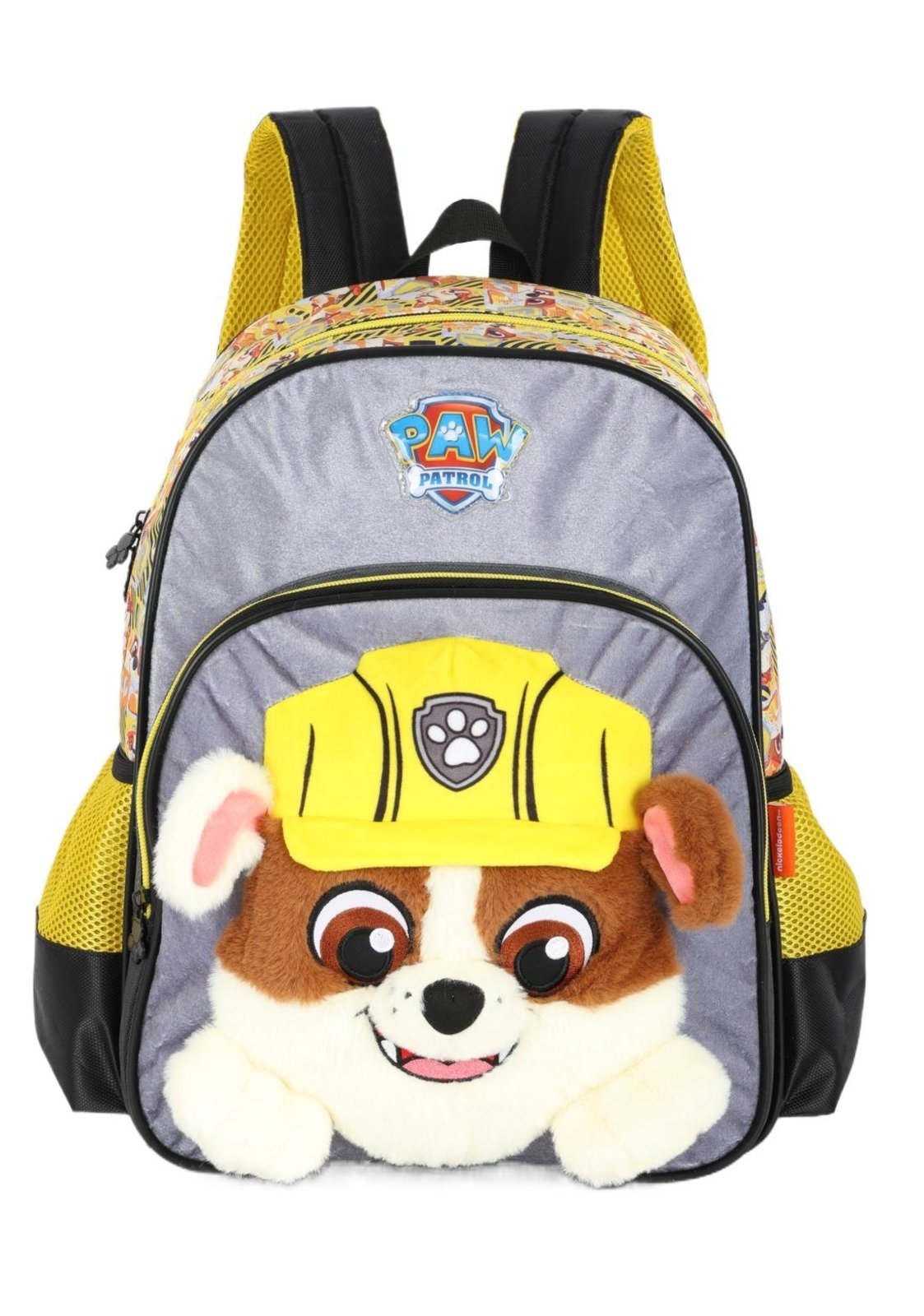 Vista 2 Infantil - Mochila de Costas Média Pelucia Patrulha Canina Luxcel rosa Luxcel rosa