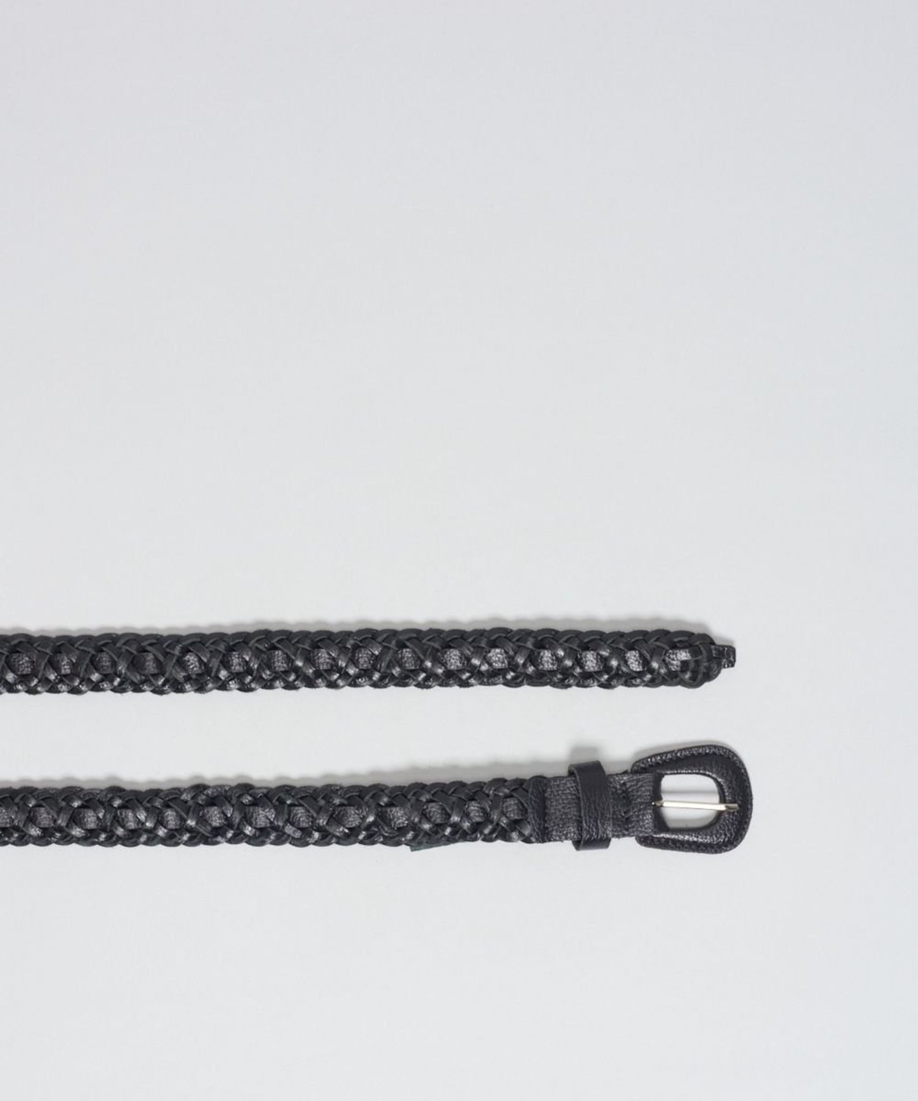 Cinto Couro Tresse Tati - Preto g - preto