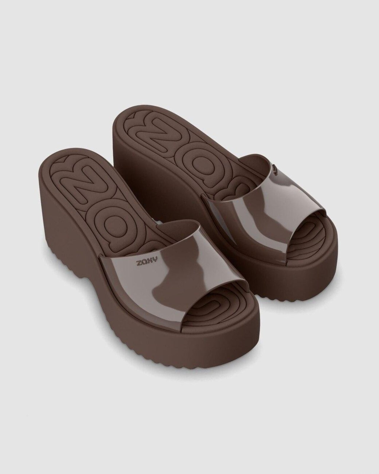 Plataforma Feminina Zaxy Dream Marrom