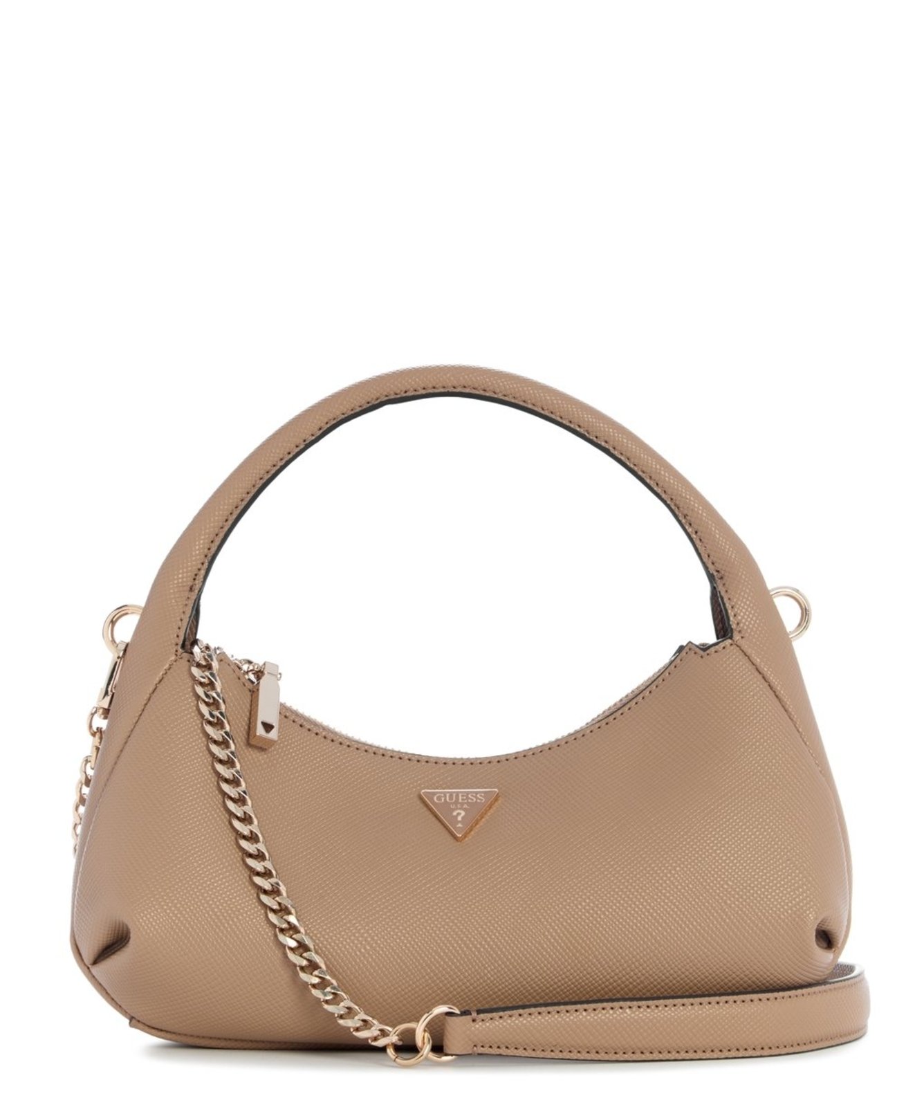 Bolsa Guess Gilda Mini Hobo Bege