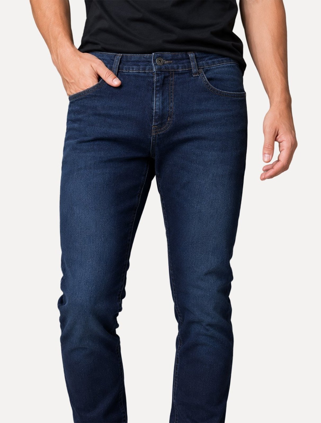 Calça Aramis Masculina Skinny Blue Black Azul Escuro