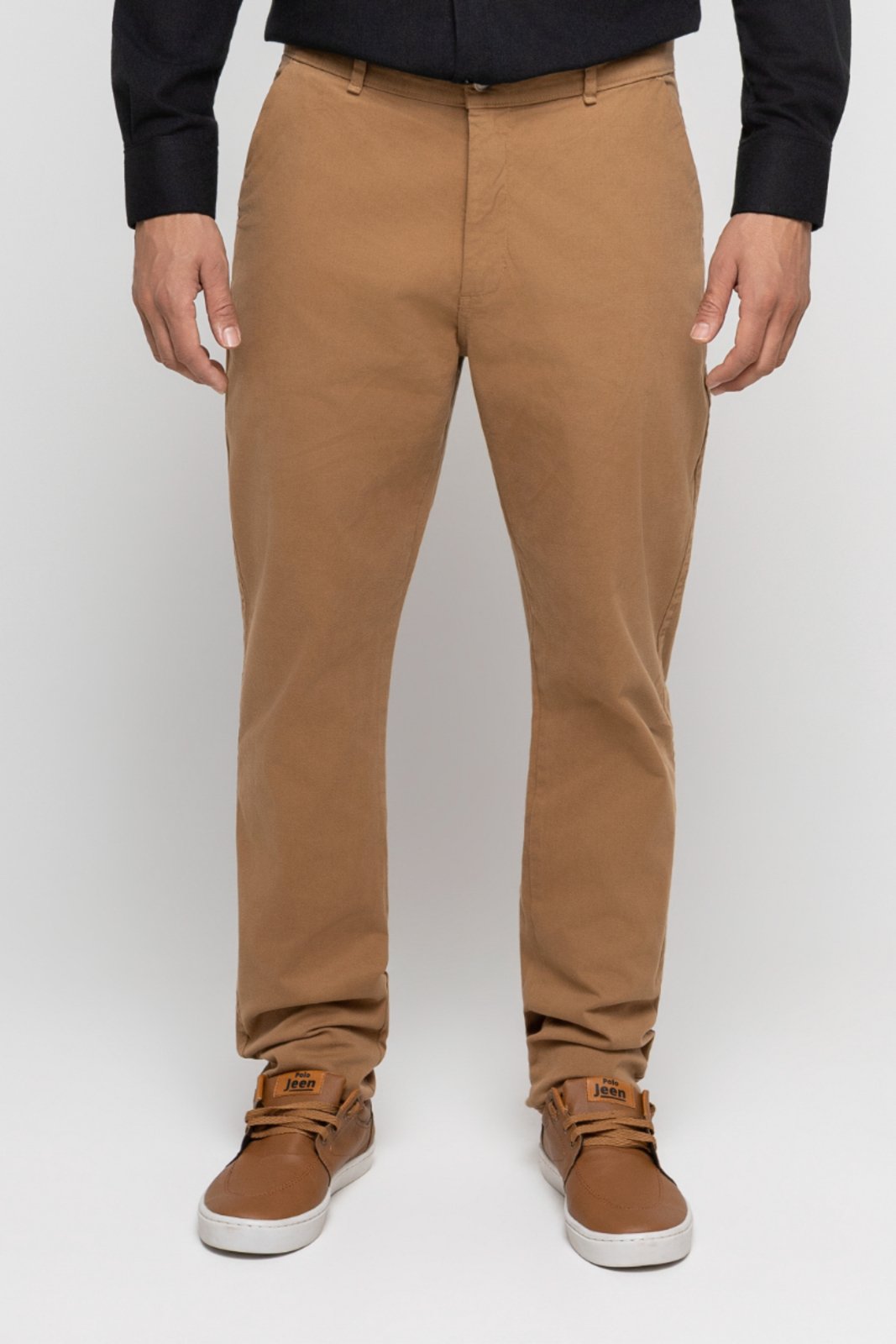 Calça Masc Chino Jose Slim Caqui Doct