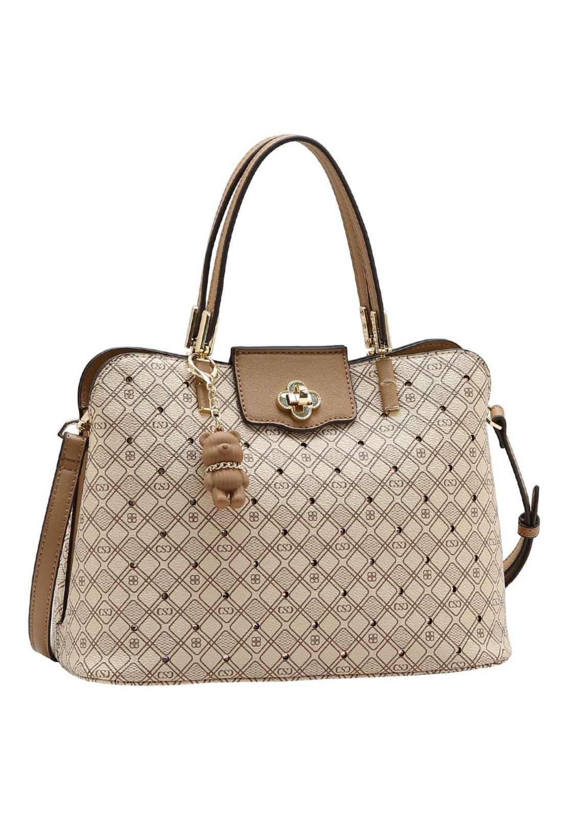 Bolsa Feminina Chenson Mão New Cristal 3485757 Nude