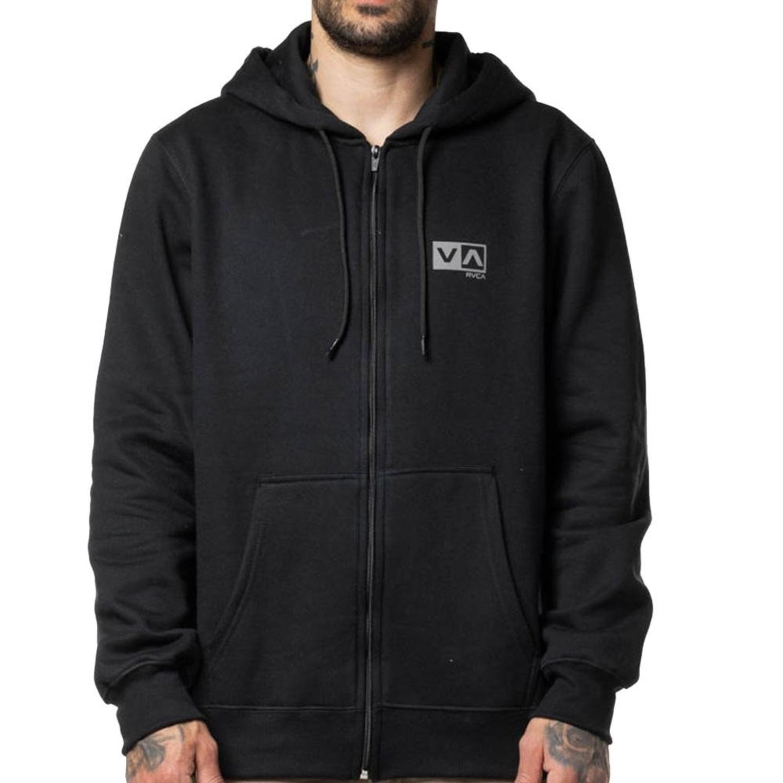 Moletom RVCA Aberto Mini Balance Box Zip 280 PS WT24 Preto