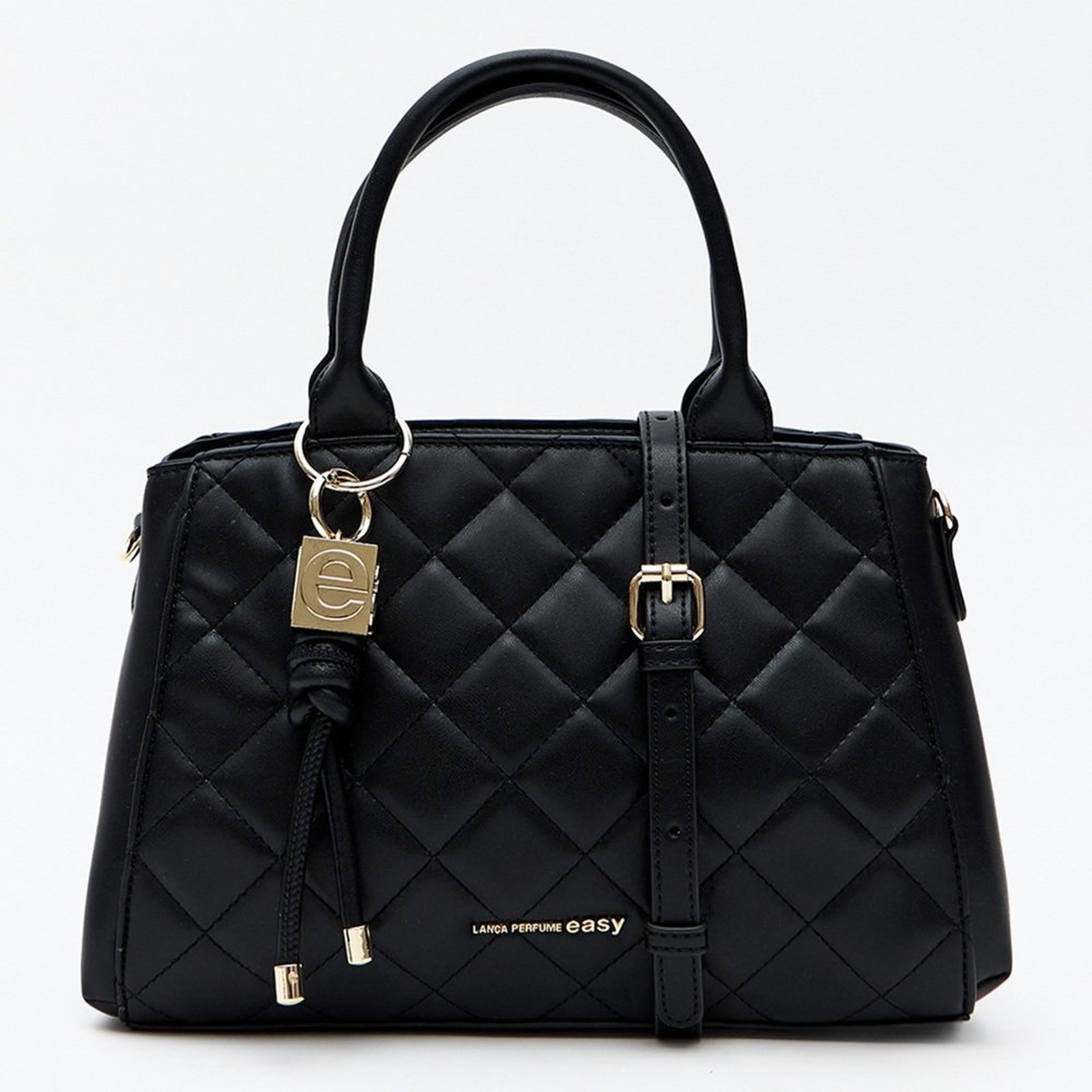 Bolsa Tote Easy Lança Perfume Matelasse Pr27 Preto Feminino
