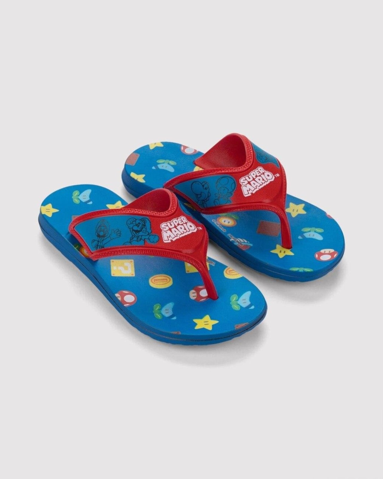 Infantil - Chinelo Grendene Super Mario Up Azul