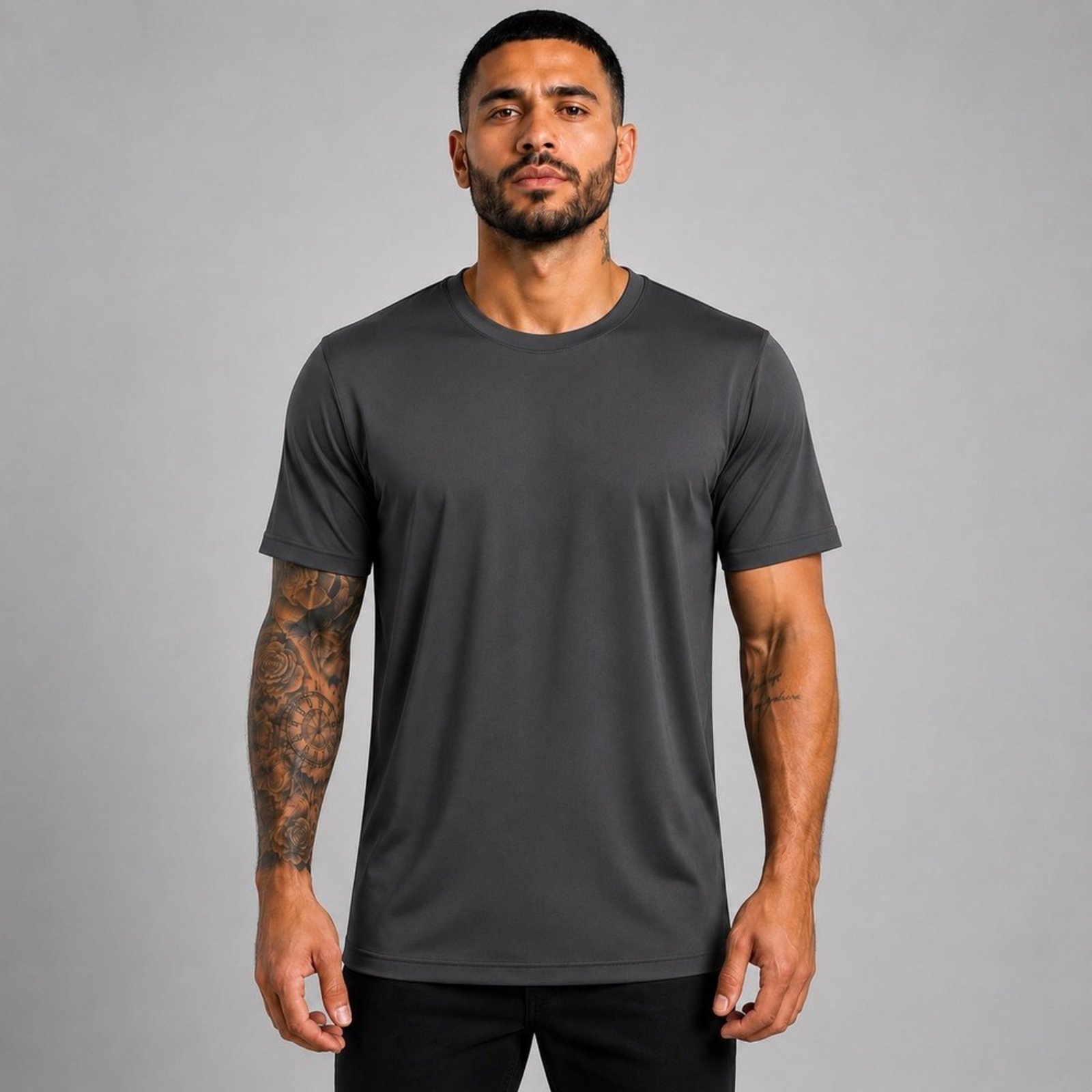 Camiseta Tech Regular Rock&Soda Urban GRAFITE