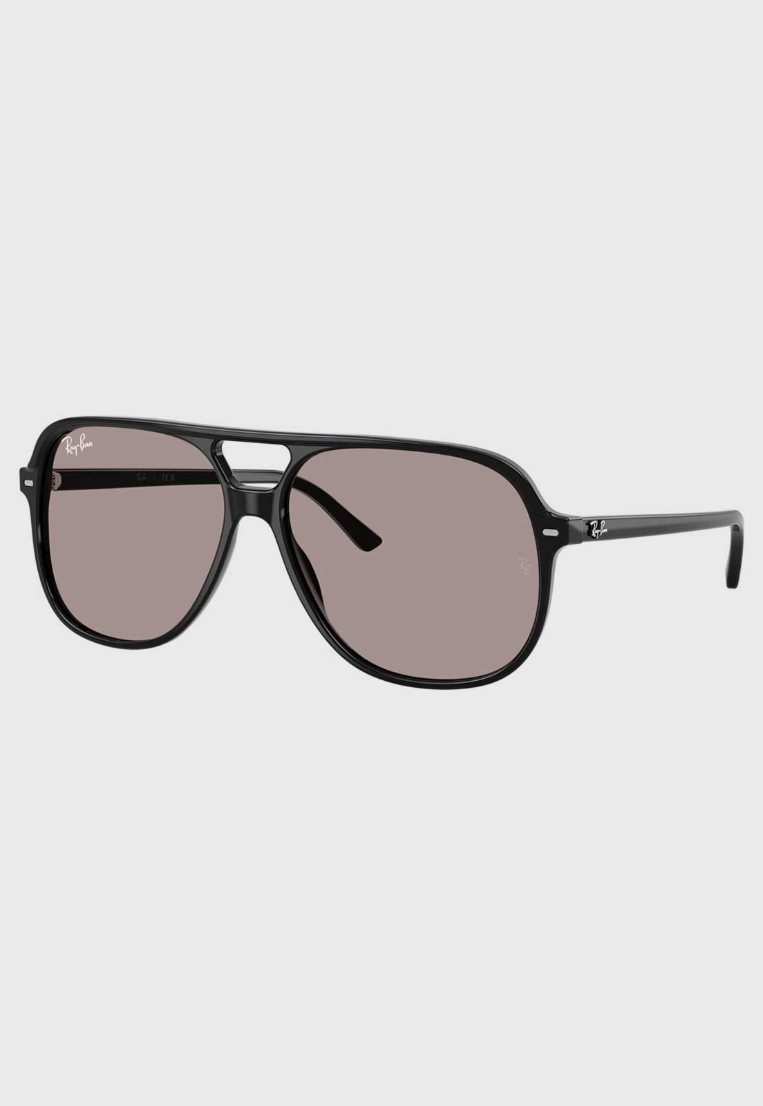 Óculos de Sol Ray-Ban Geométrico Acetato Preto