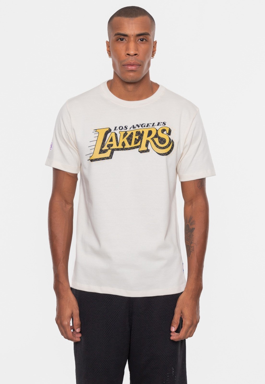 Camiseta NBA Sneakers Los Angeles Lakers Off White