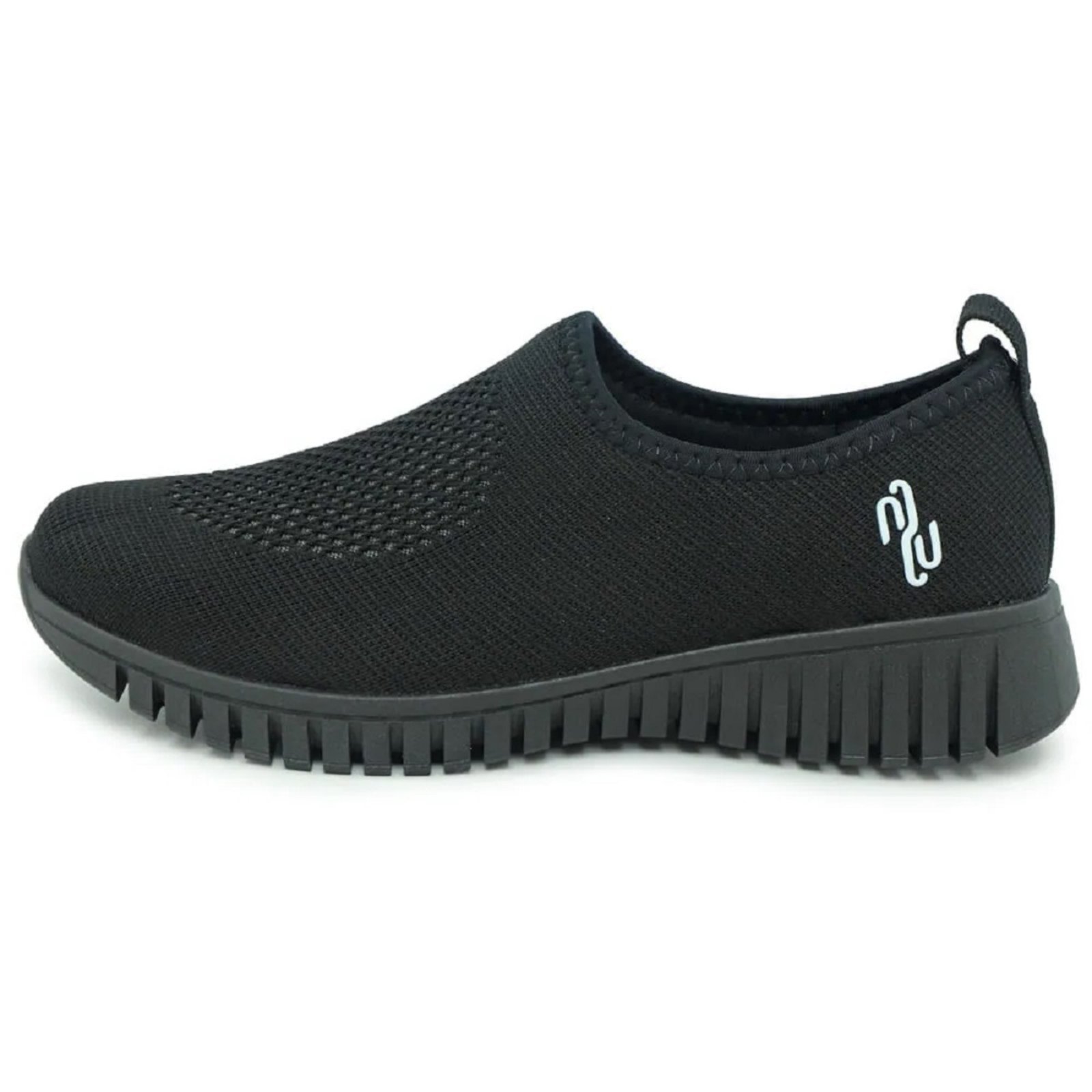 Tênis Usaflex Slip On Tricot Preto