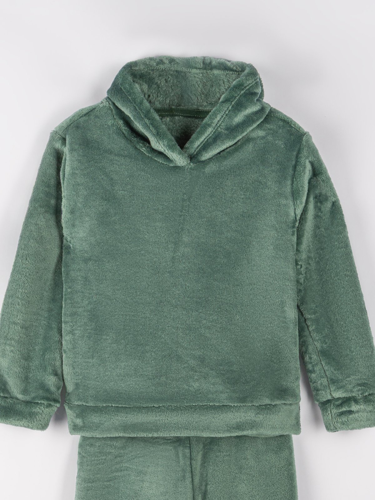 Vista 3 Infantil - Conjunto Bugbee Menino Casaco Moletom e Calça de Pelo verde Bugbee verde