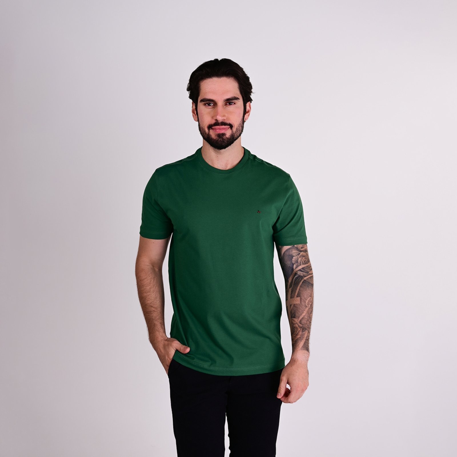 Camiseta Aramis Básica Verde Bandeira