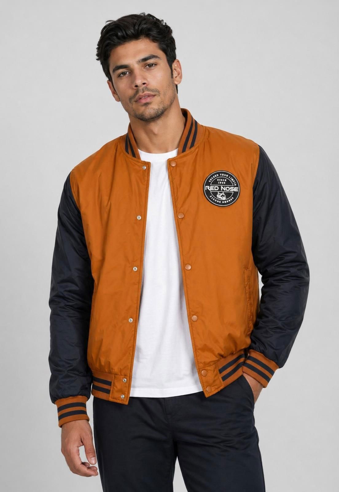 Jaqueta Masculina Red Nose College Mostarda
