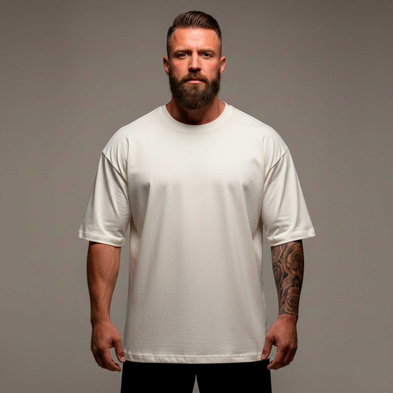 Vista 2 Camiseta Ousy Lisa Oversized Unissex Off White off-white white ousy off-white white