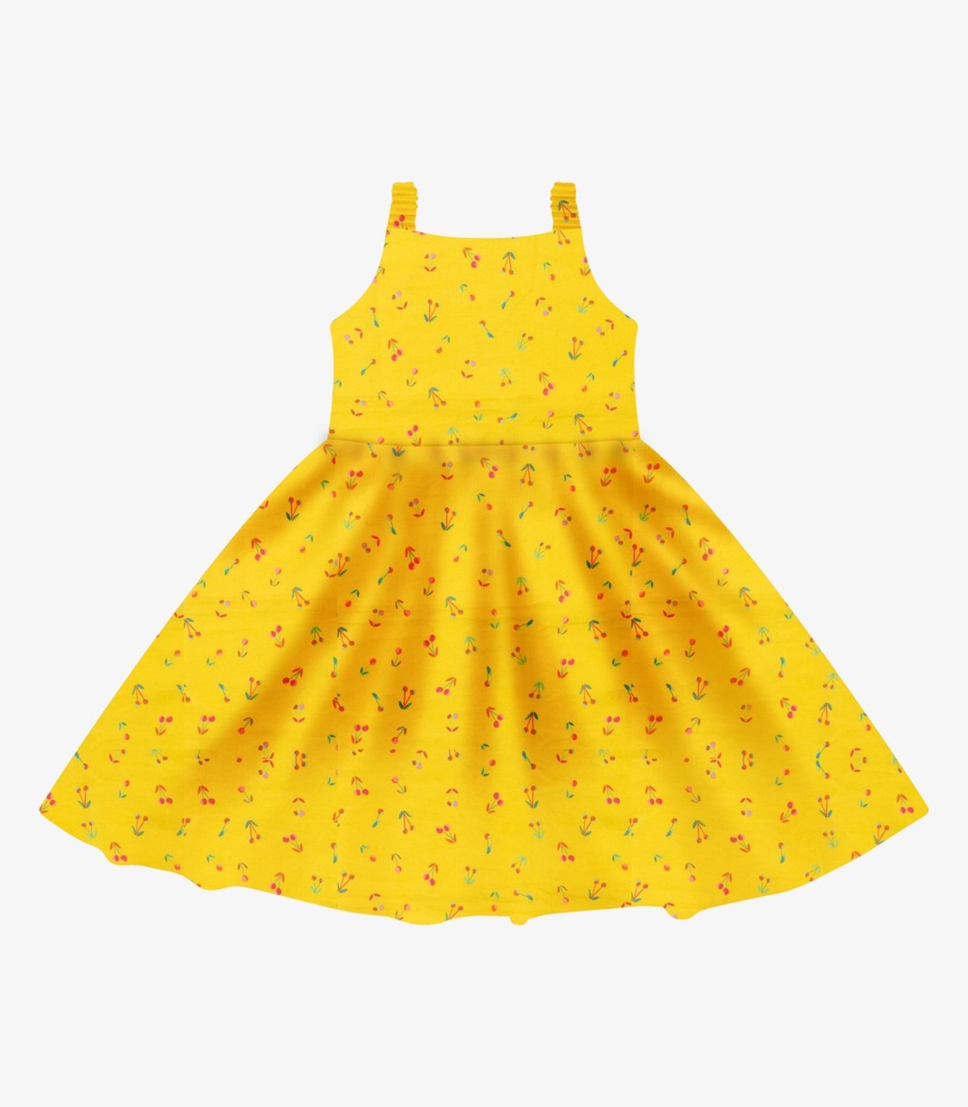Infantil - Vestido em Popeline Rovi Laranja