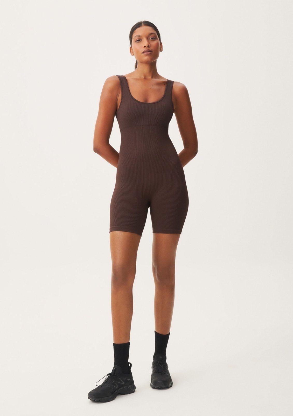 Vista 3 Macaquinho Esportivo Canelado Sem Costura Hering HERING SPORTS cinza HERING SPORTS cinza