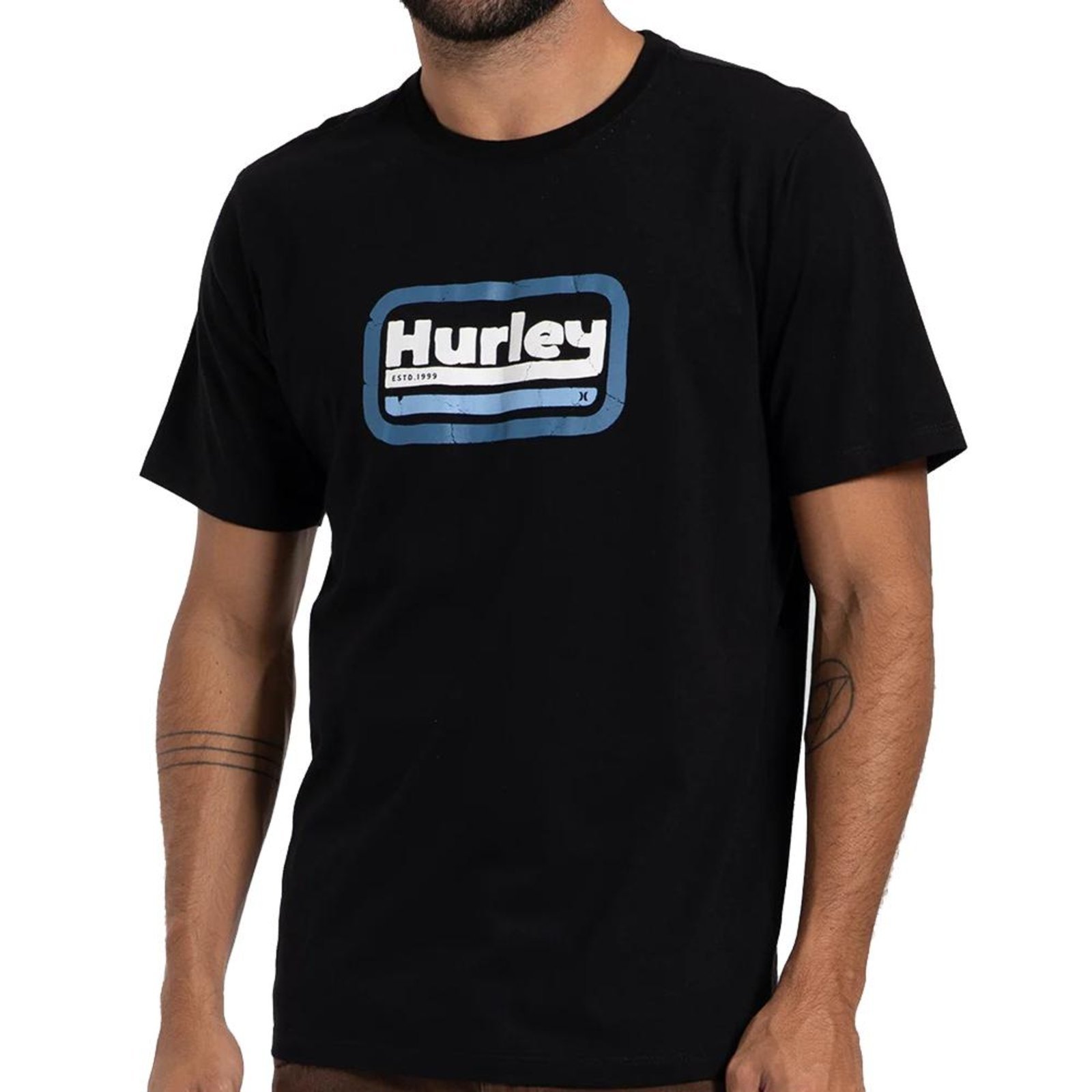 Camiseta Hurley Desert WT26 Masculina Preto