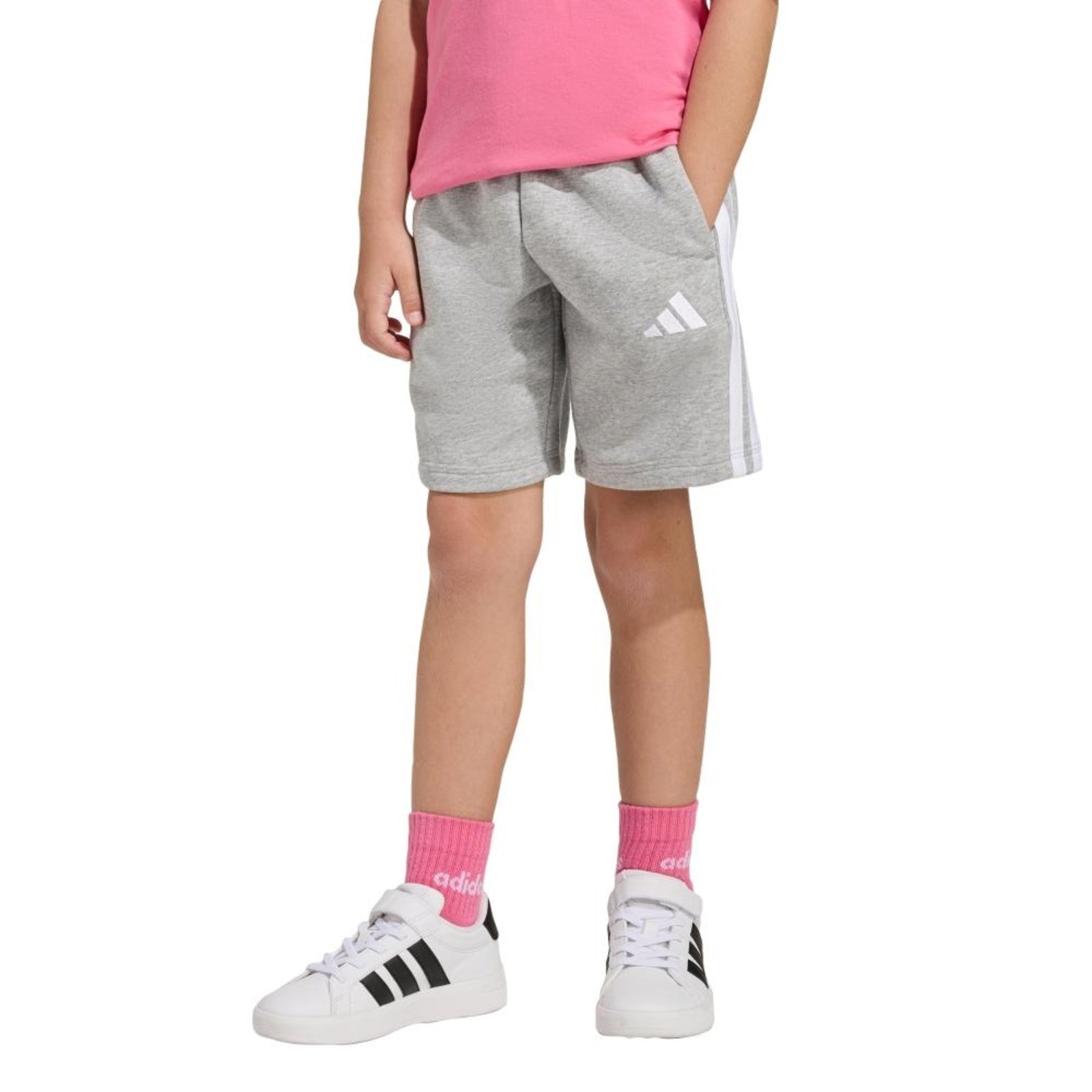 Infantil - Shorts Essentials Adidas Sportswear Cinza — R$ 179,99 em Dafiti br