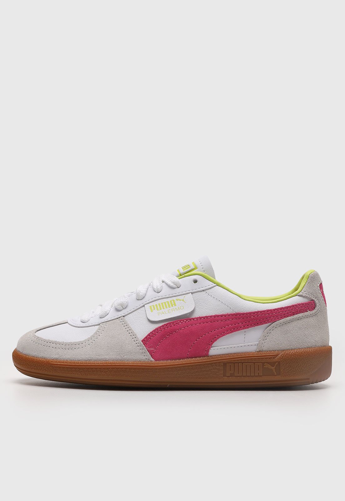 Tênis Feminino Puma Palermo LTH Branco Rosa