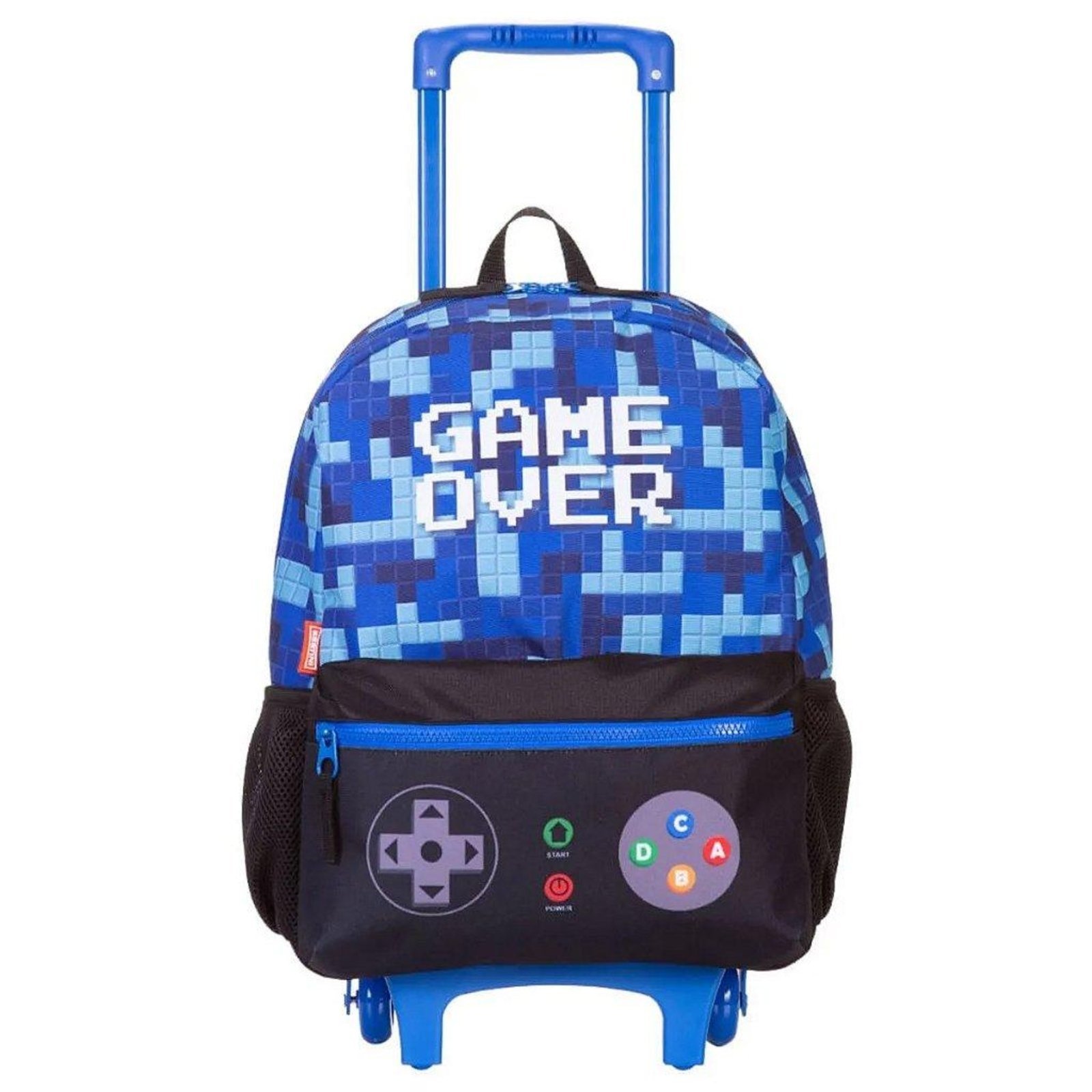 Infantil - Mochila Sestini Com Rodinhas Grande Plus Game 2 Colorido