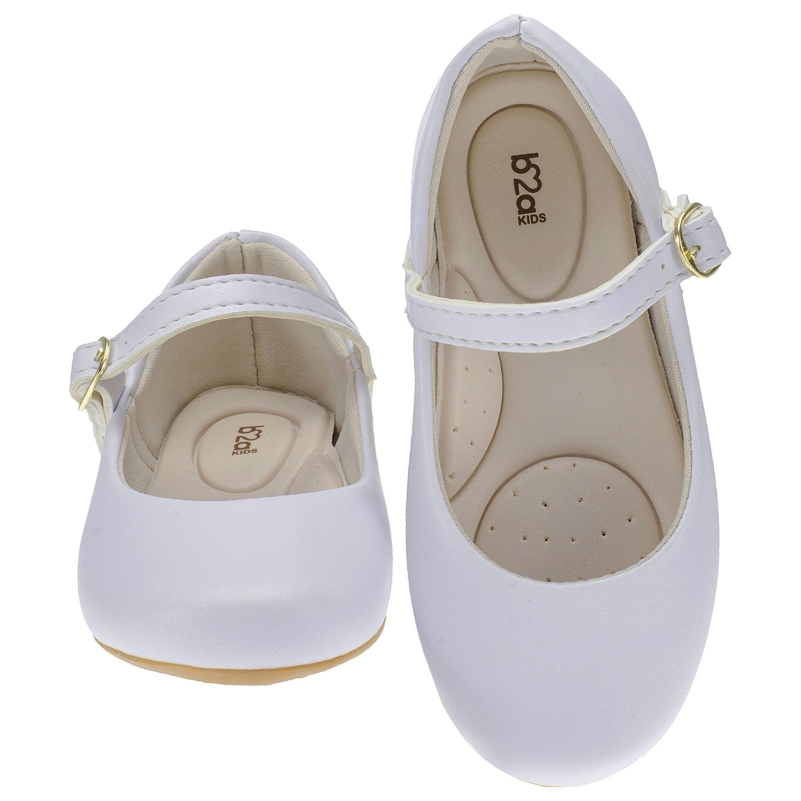Infantil – Sapatilha feminina B2A Branca basica 2500 – 20 ao 34 Branco