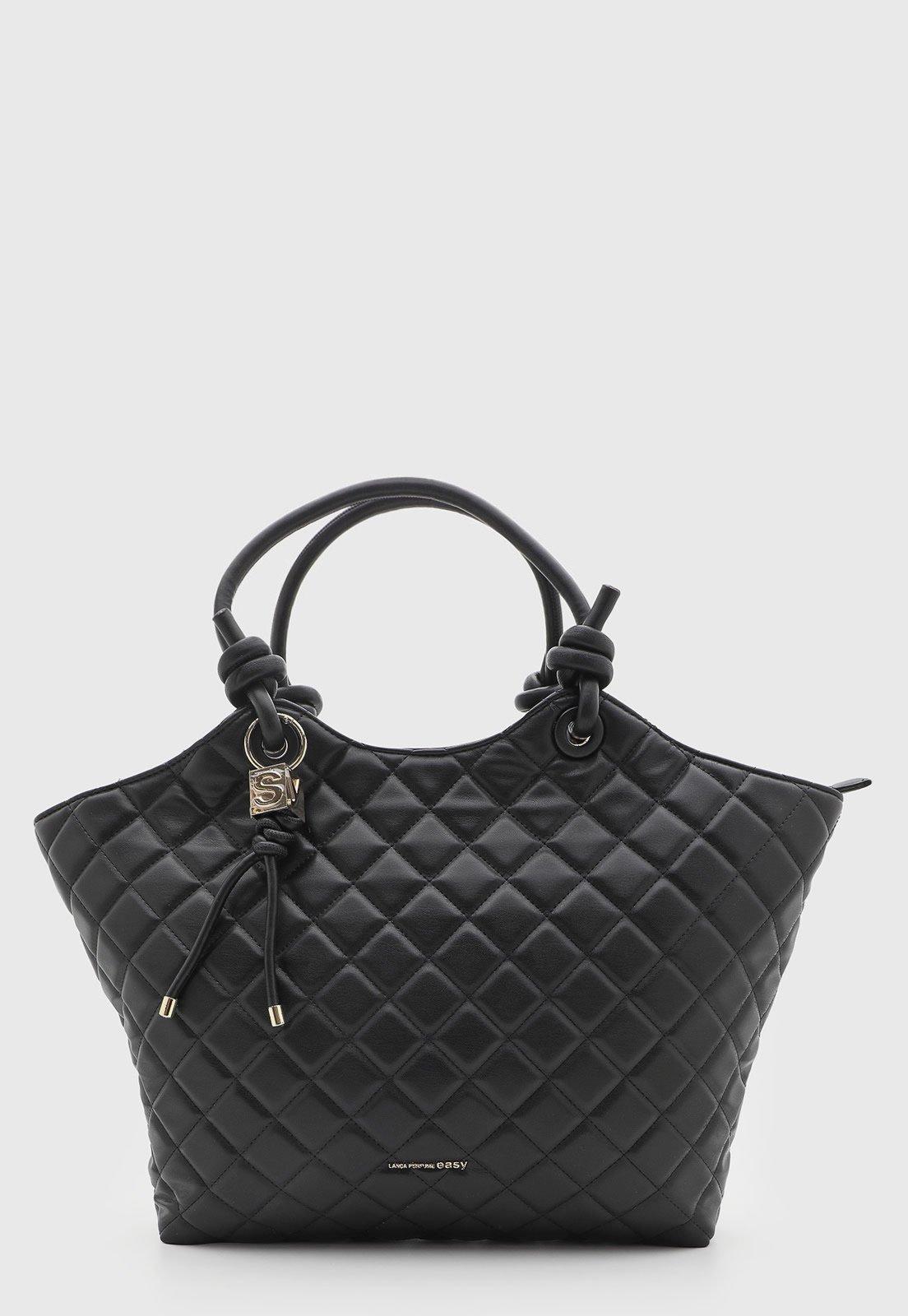Bolsa Feminina Lança Perfume Matelassê Preta