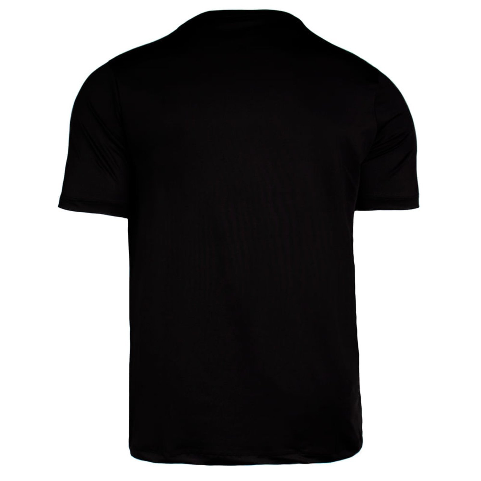Vista 3 Camiseta Masculina Ninety Eight Reflexiva Cinza preto Ninety Eight preto