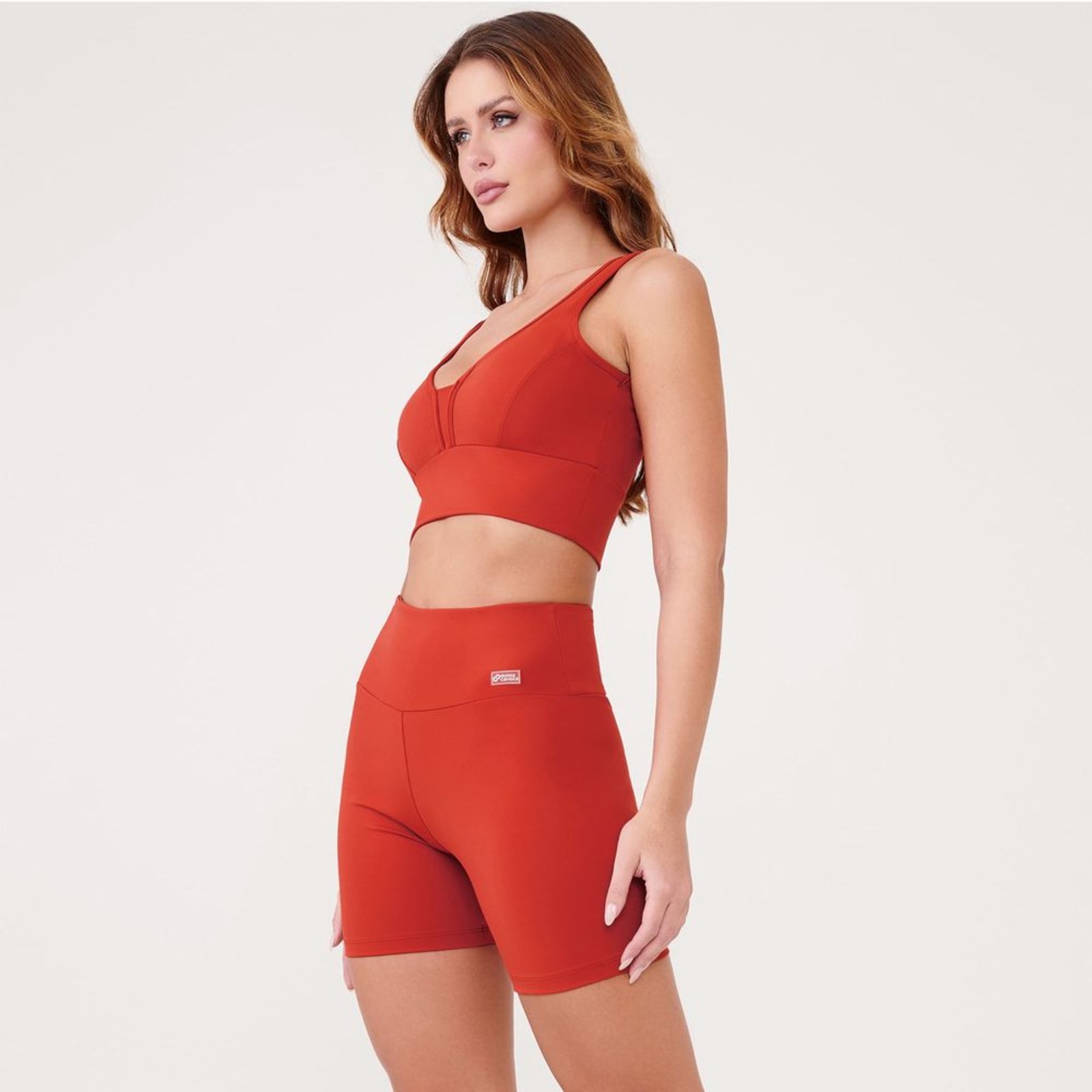 Short Basics Terracota Van Gogh Poliamida Donna Carioca