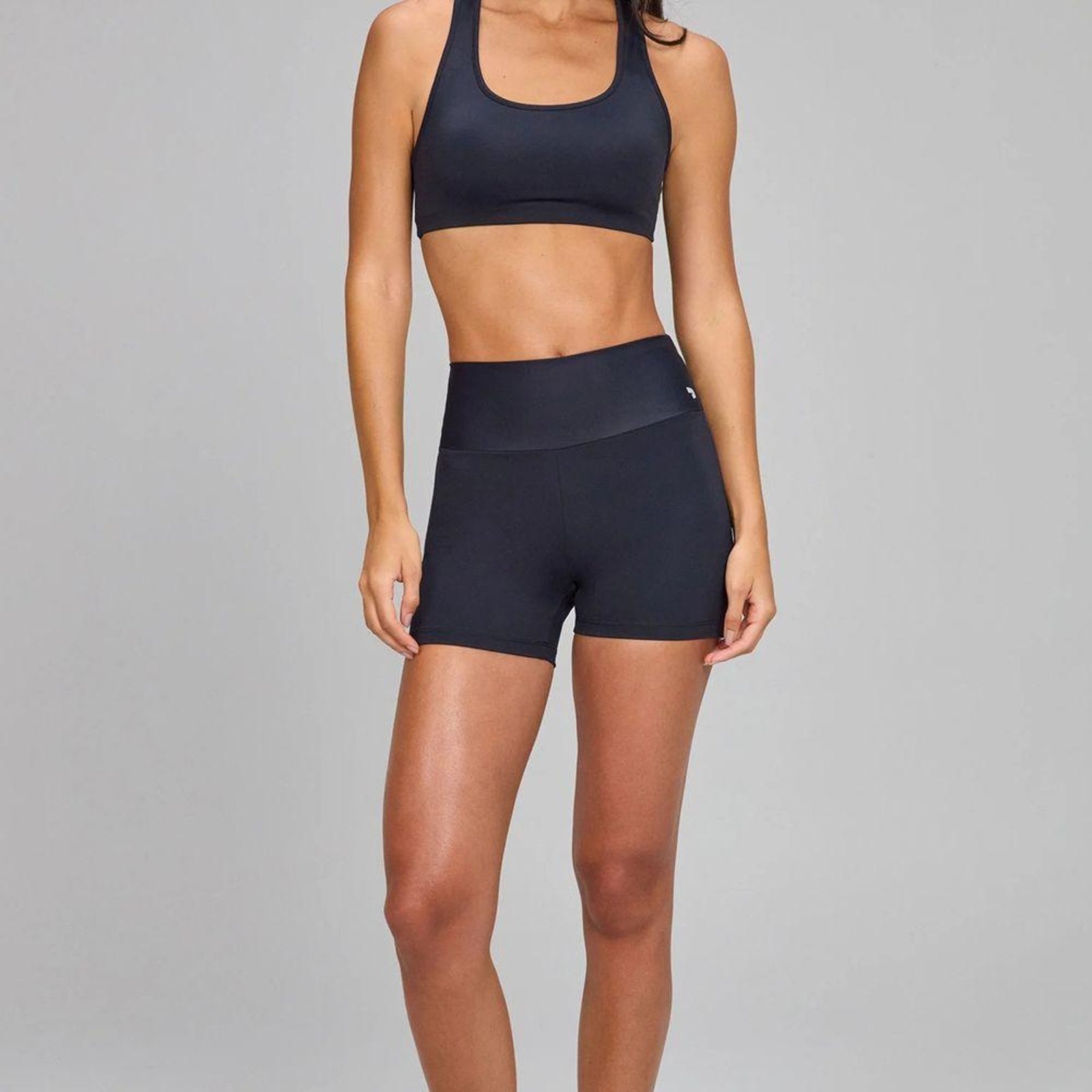 Shorts Alto Giro Eterno Cós Alto SM25 Preto Preto