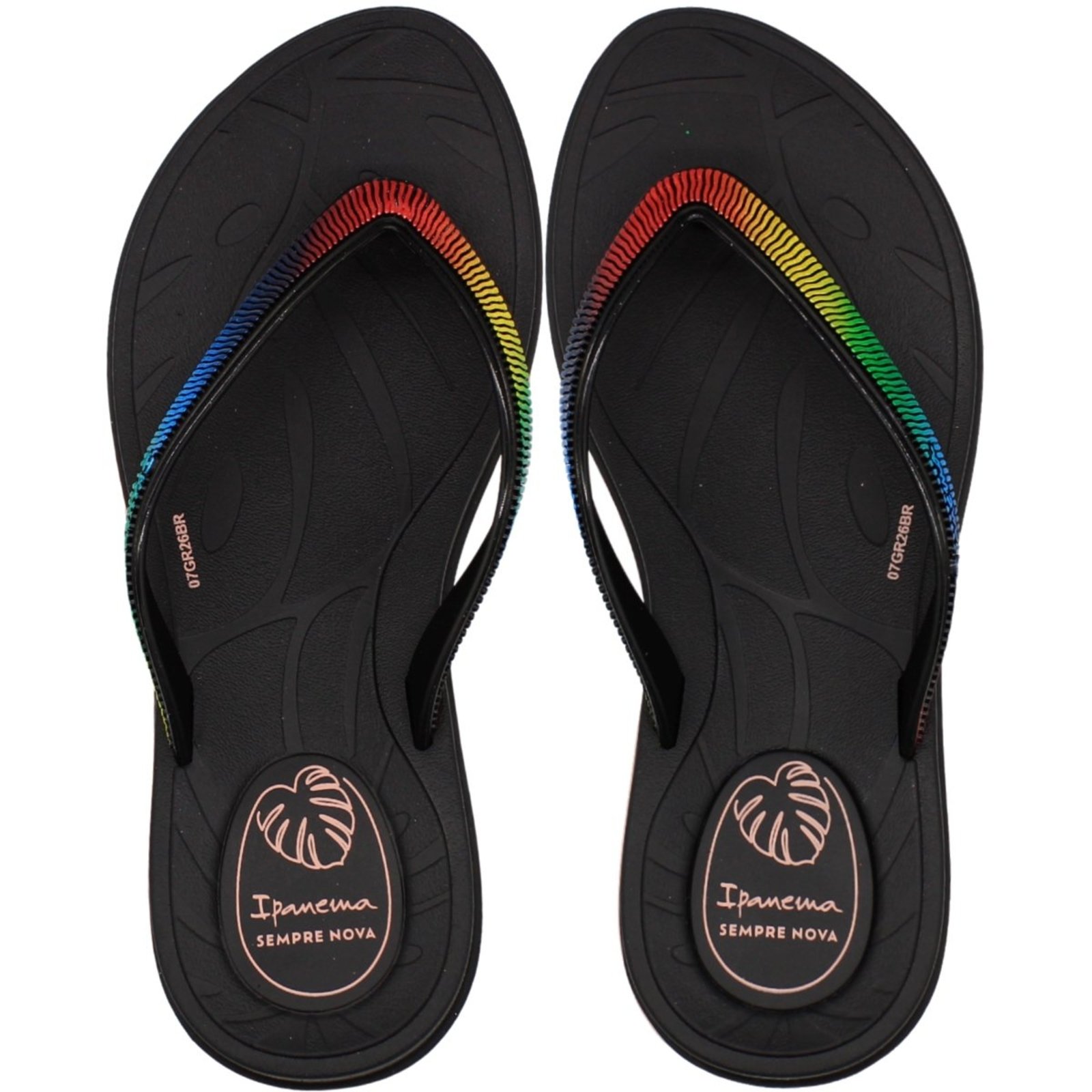 Infantil - Chinelo De Dedo Ipanema Shine Tiras Degradê Menina