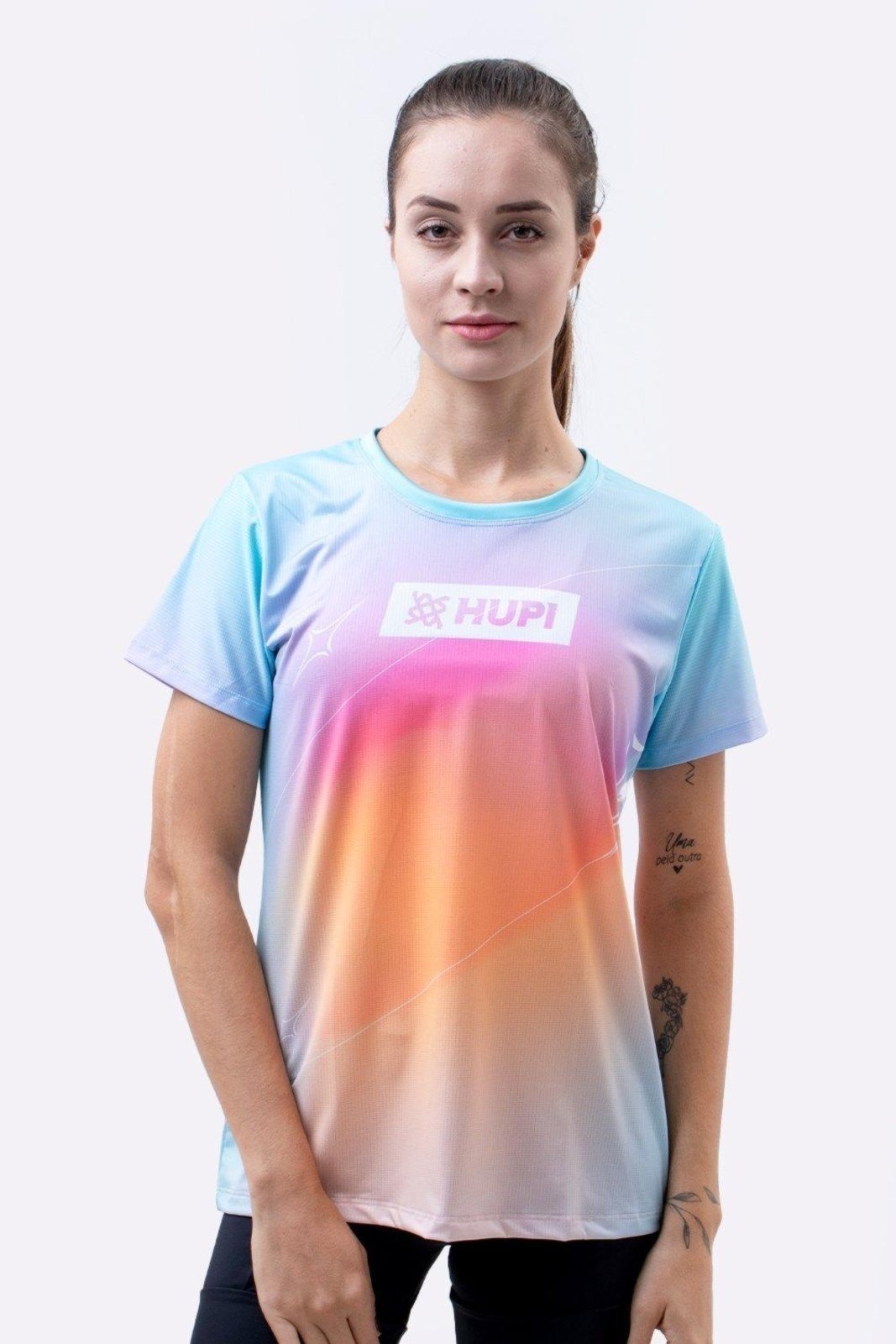 Camiseta Feminina HUPI Córdoba, Cor: AZUL/LARANJA, Tamanho: G Azul