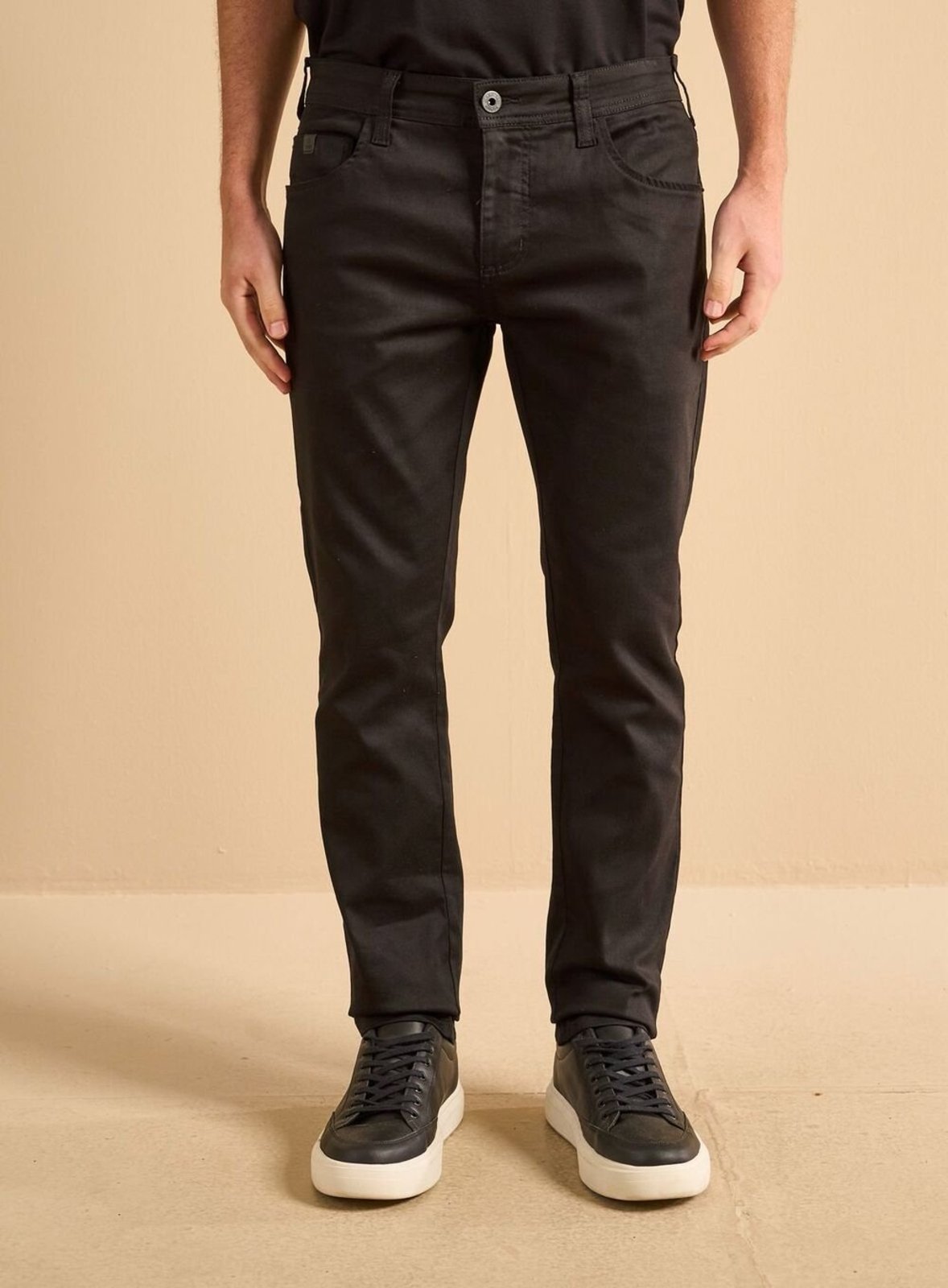 Calça Sarja Masculina Everblack - Igor Skinny Forum Preto