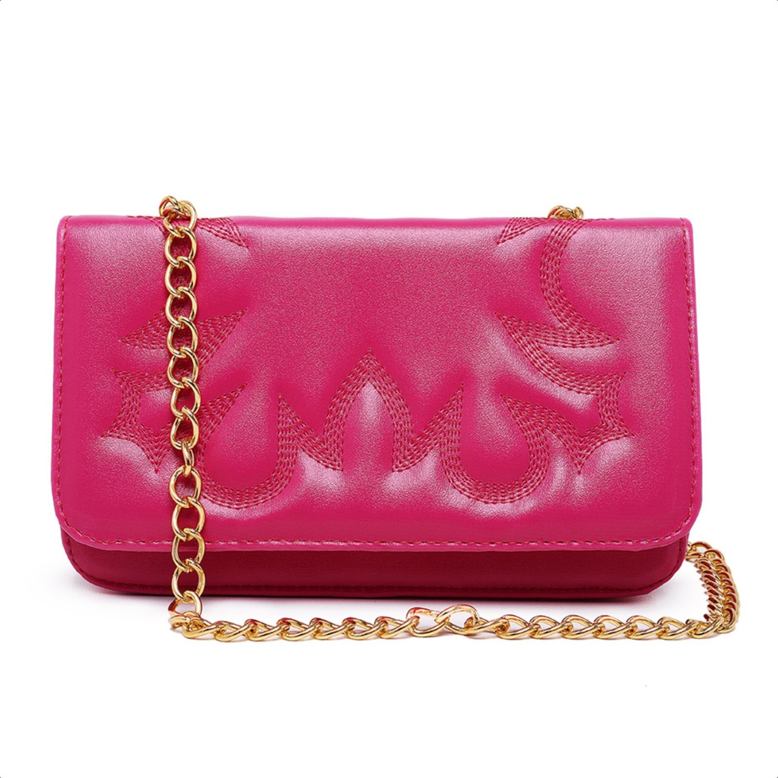 Bolsa Pequena Clutch Pink Feminina Western Country Carmelo Shoes Festa Rodeio Festival