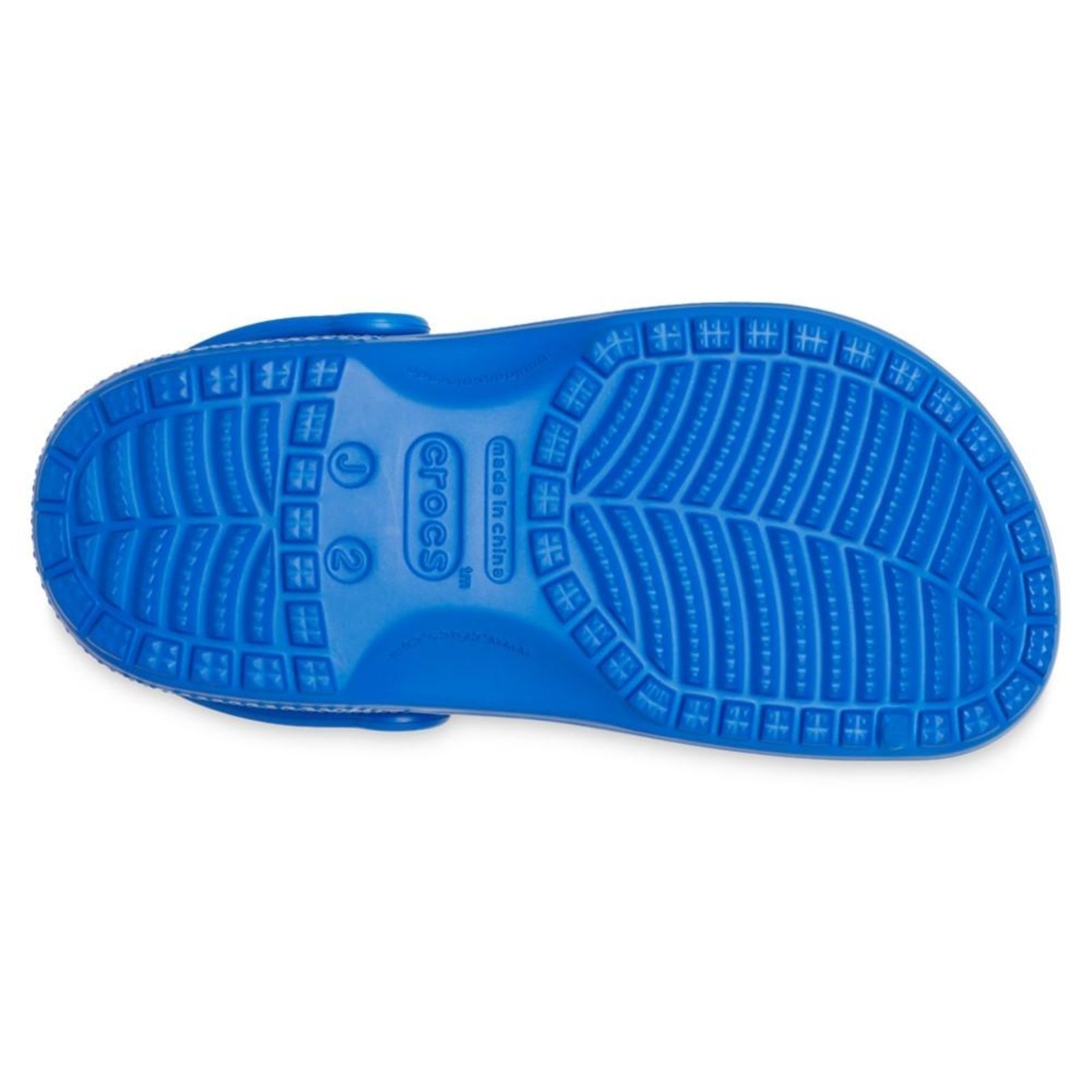 Vista 3 Sandália crocs classic clog blue bolt Azul azul blue Crocs azul blue