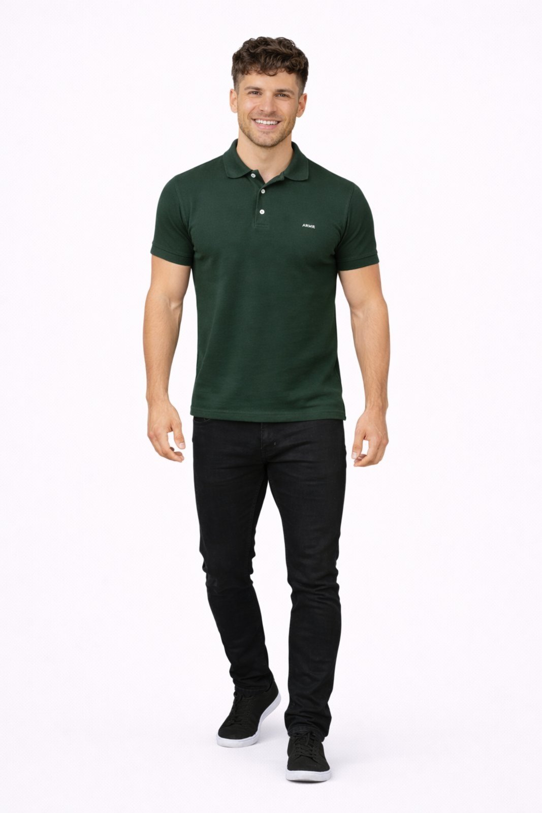Vista 2 Camiseta Polo D Bell Outlet Fashion Escuro azul D BELL OUTLET FASHION azul
