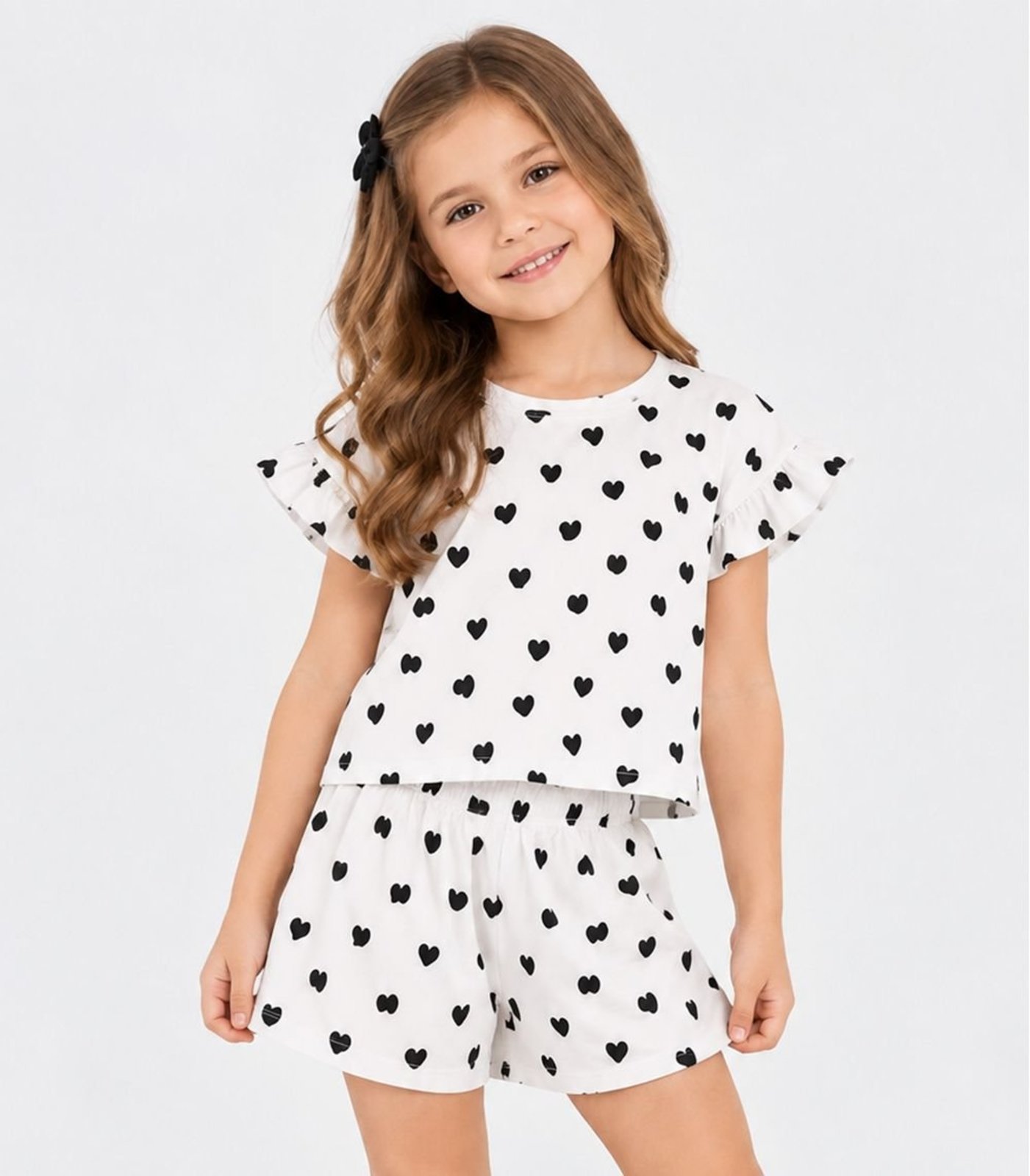 Infantil - Conjunto Feminino Estampado Select Branco