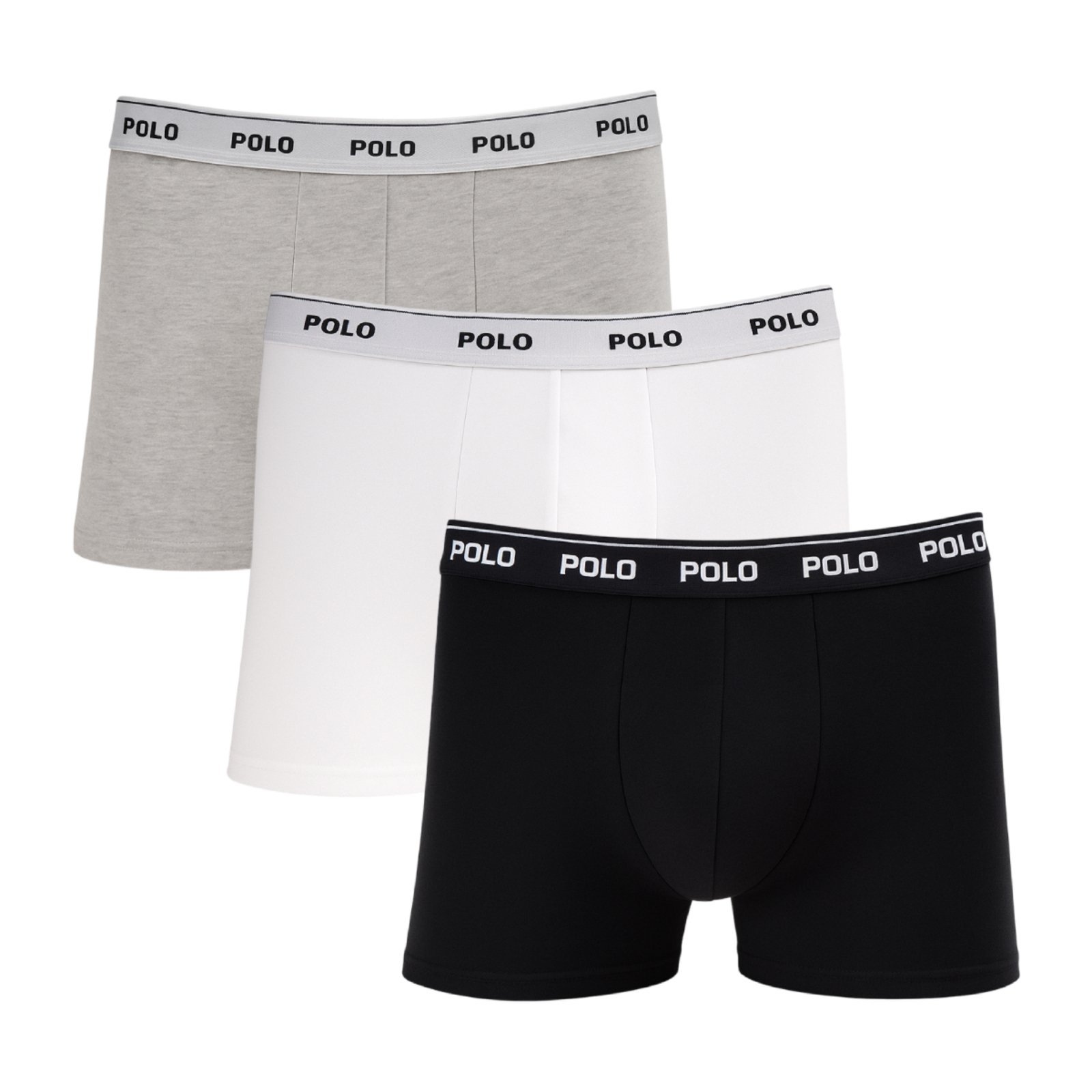 Kit 3 Cuecas Boxer Polo Star Cotton Algodão Masculina Original