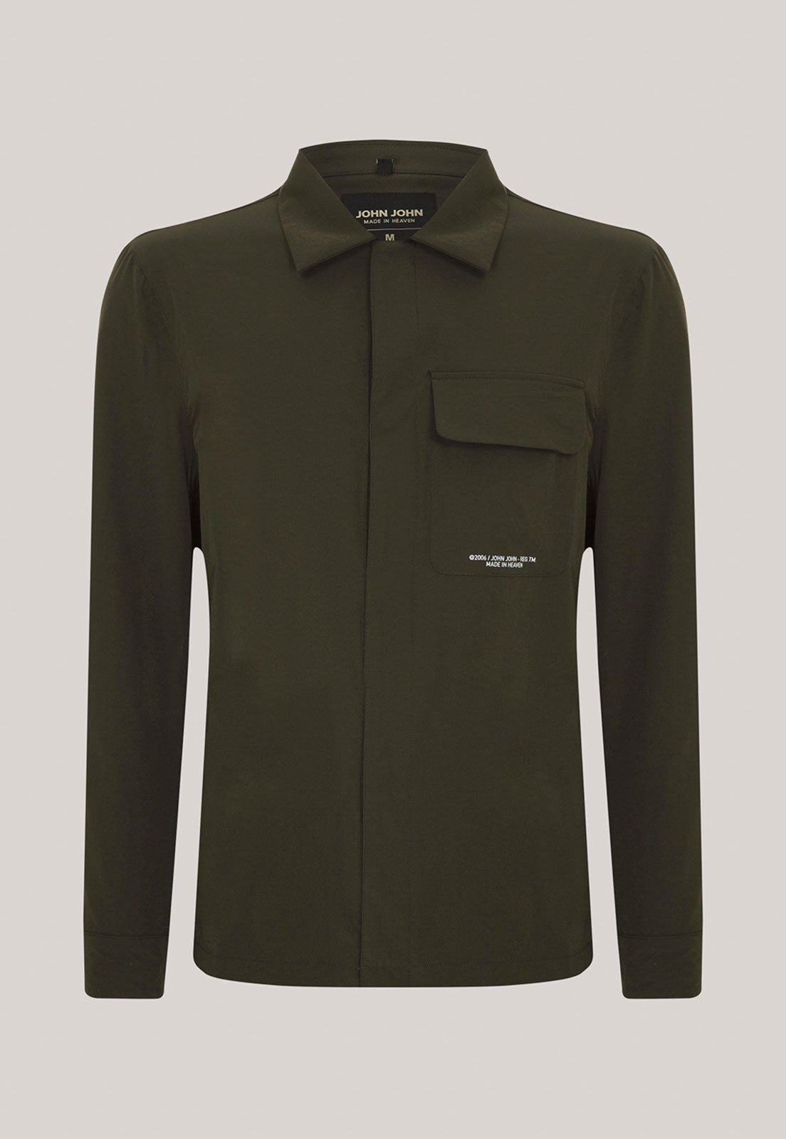 Camisa Masculina John John Regular Verde